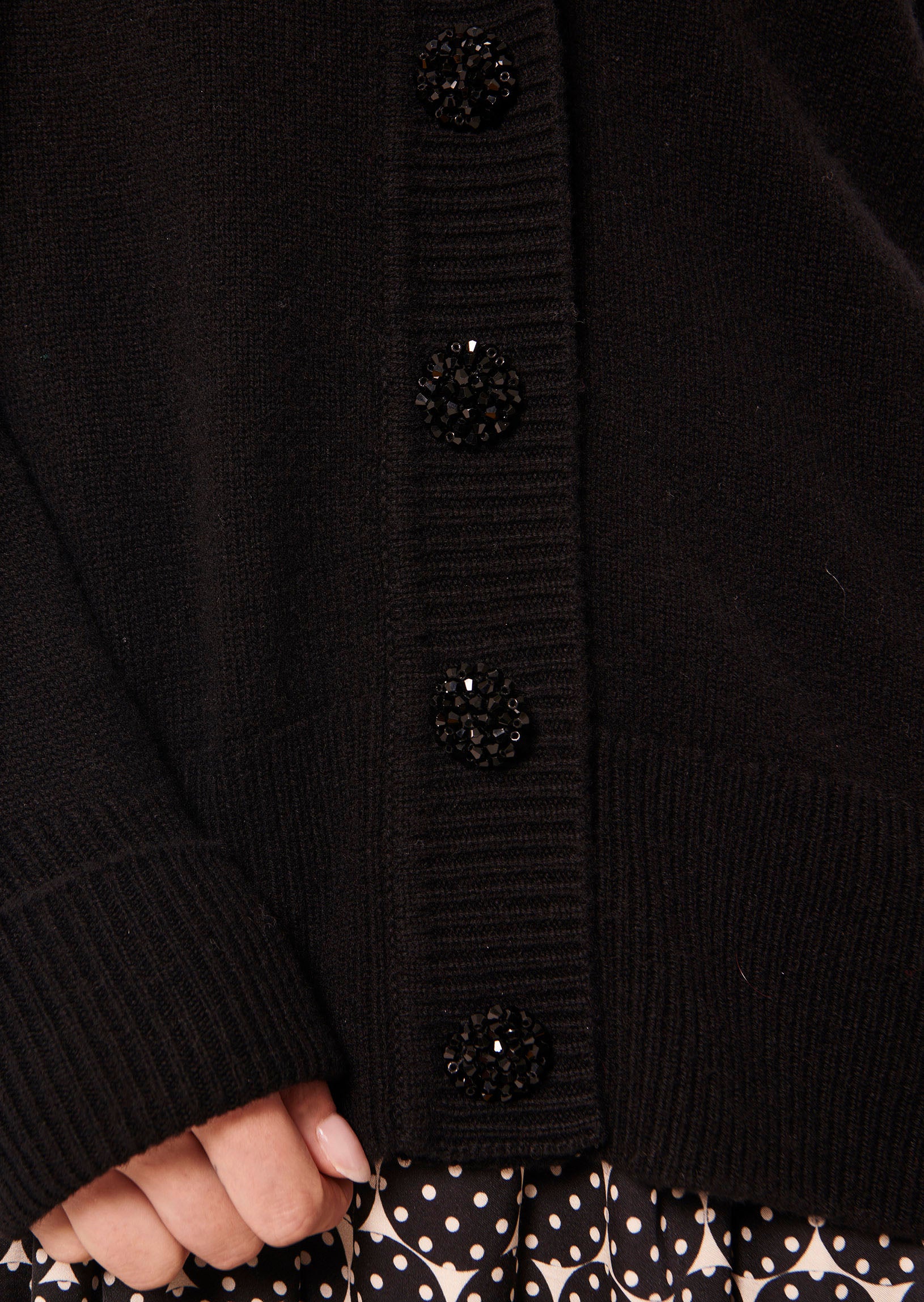 Gilet Giulietta noir en laine Faume - seconde main