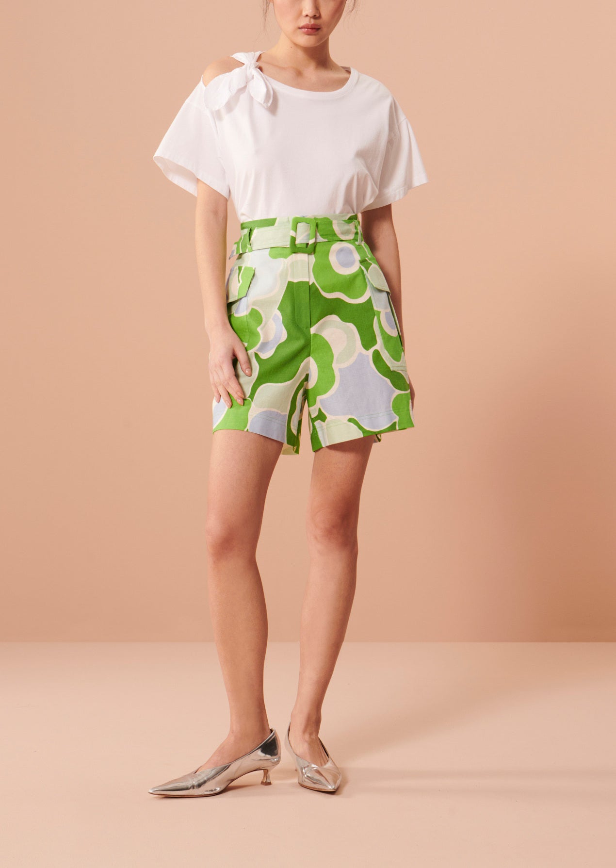 T-shirt Tarabow blanc en coton Faume - seconde main