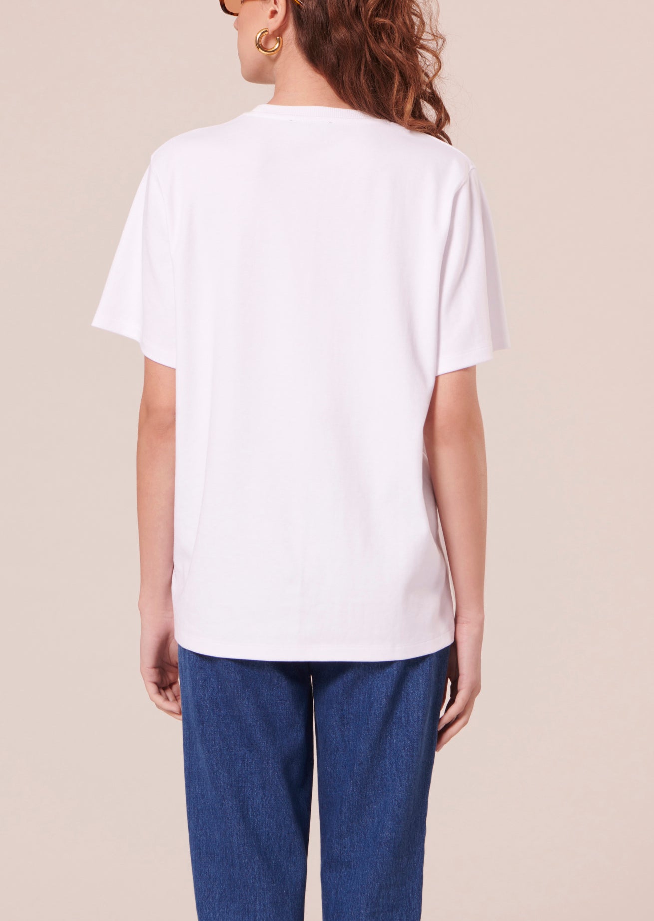 T-shirt Taraclub blanc en jersey Faume - seconde main