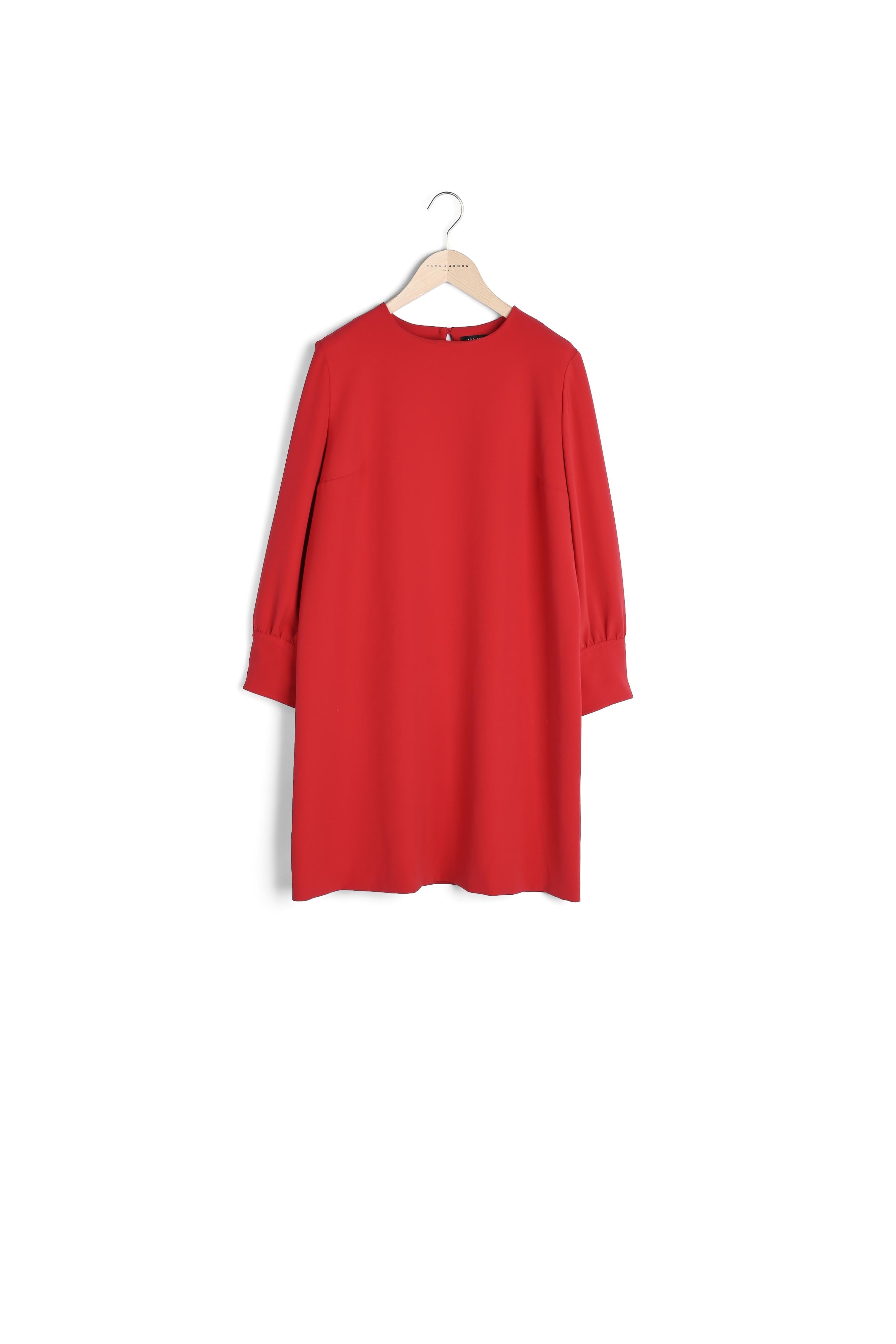 Robe ample rouge en crêpe Faume - seconde main