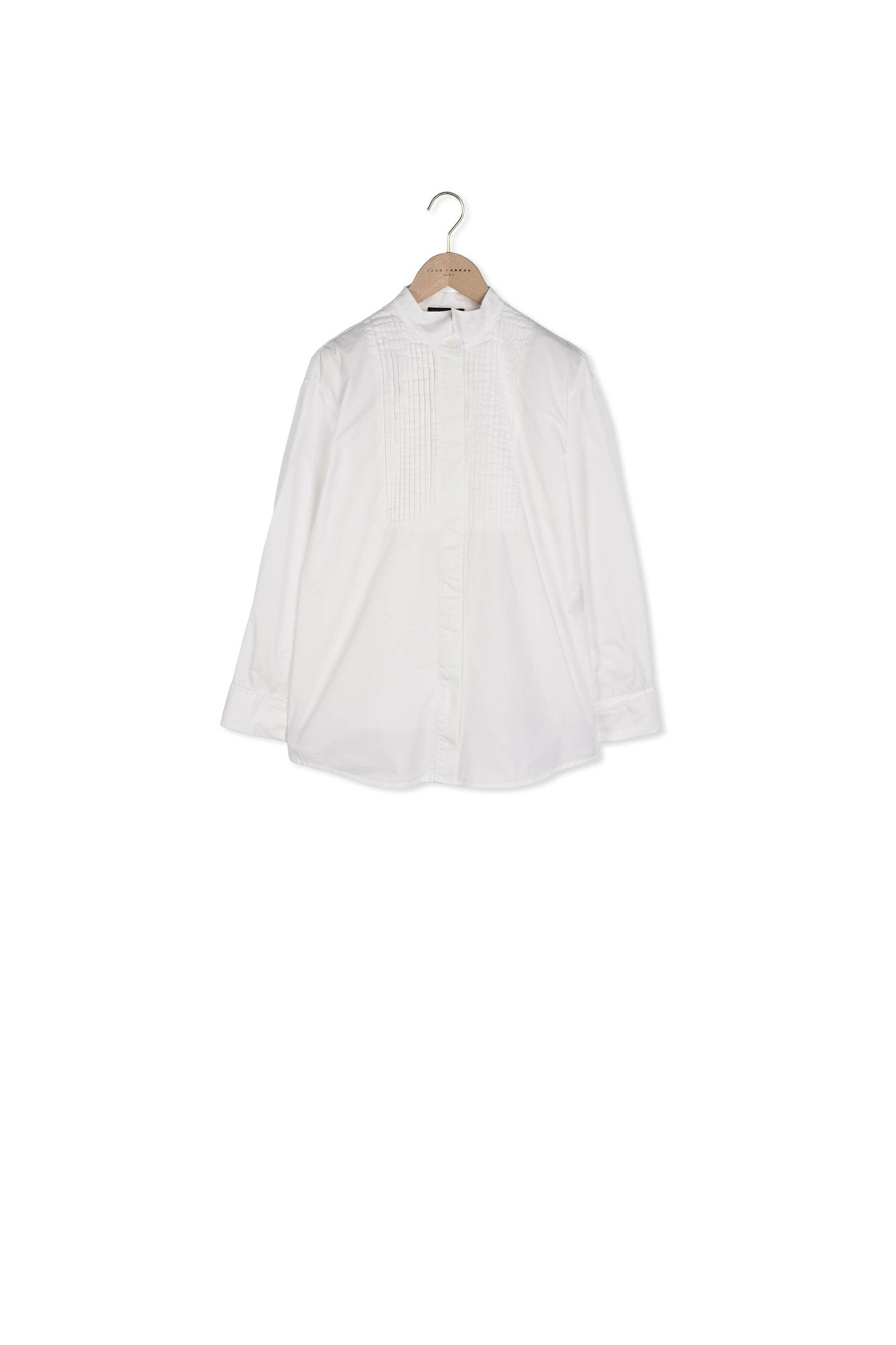 Chemise Carlina blanche en popeline Faume - seconde main