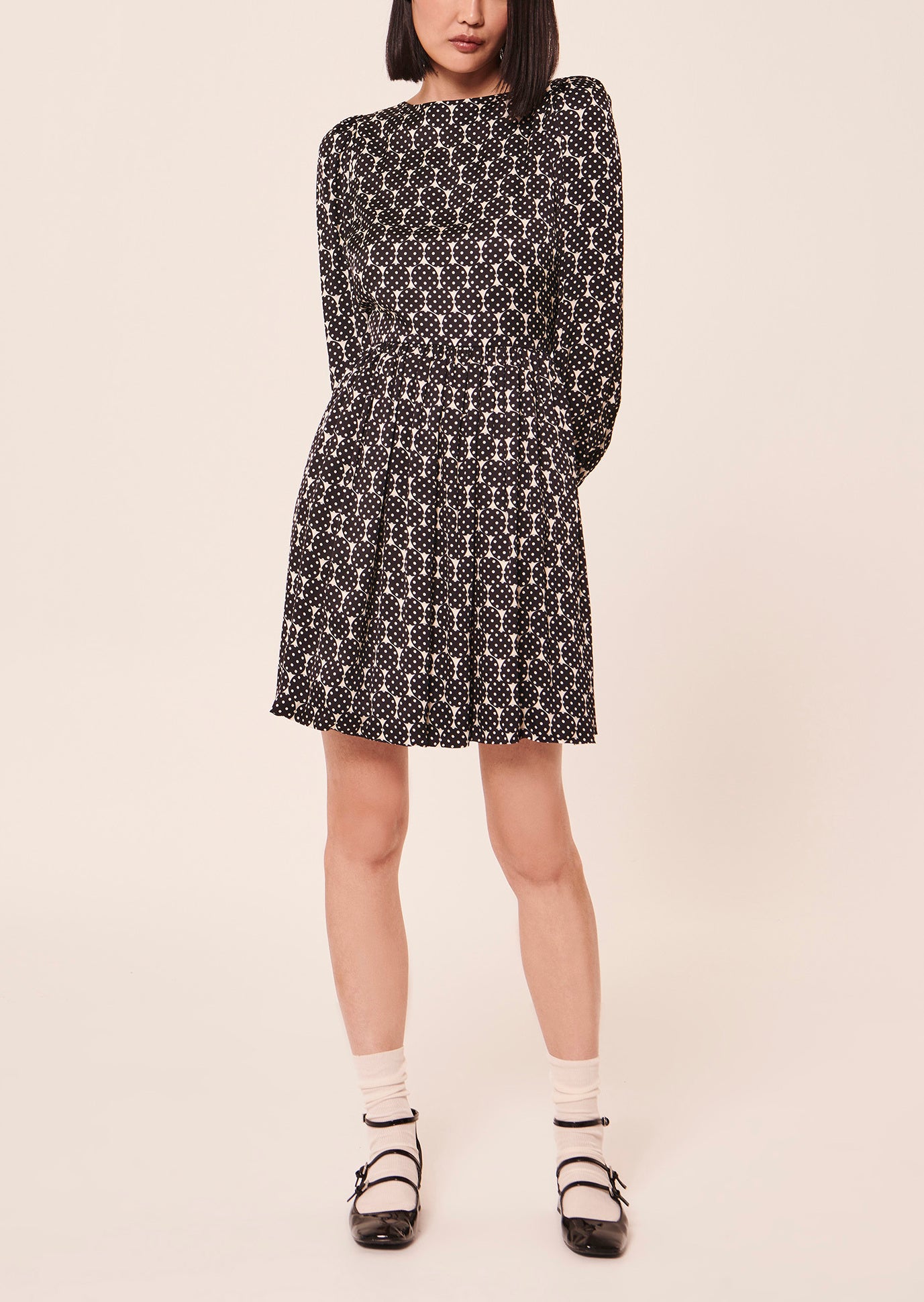 Robe Roi écrue imprimé petits pois Faume - seconde main