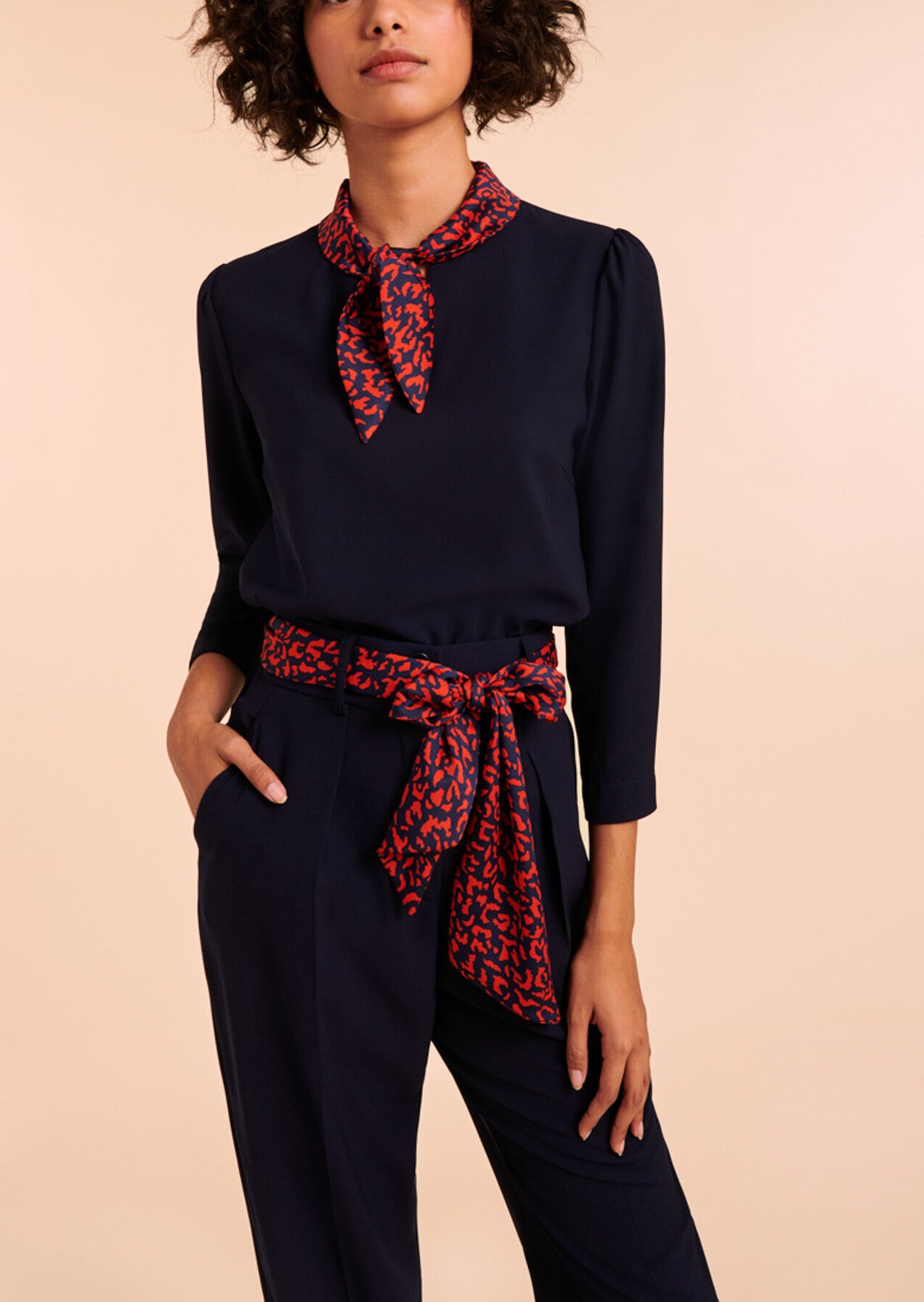 Top Tessa bleu nuit Faume - seconde main