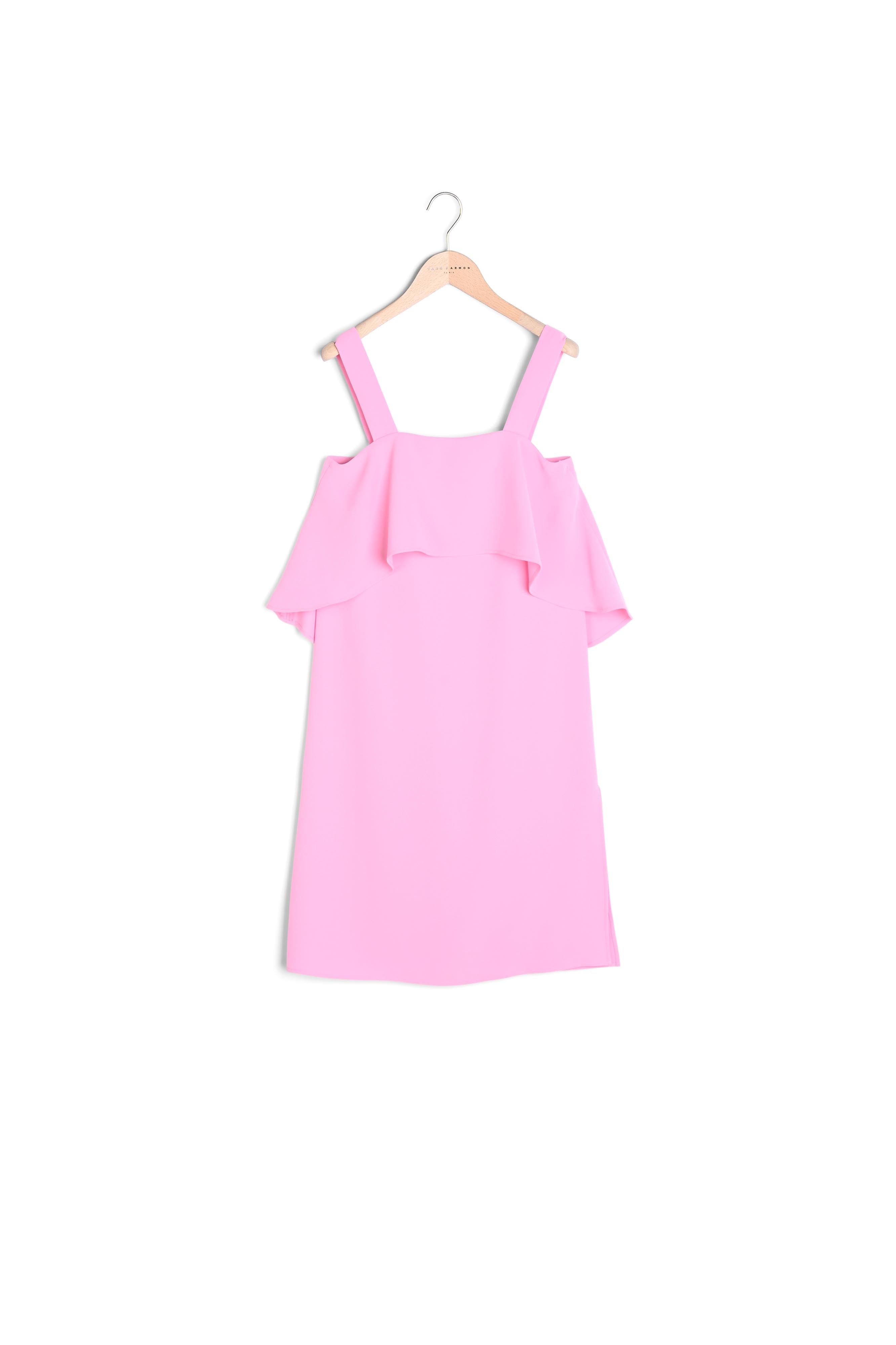 Robe Riisi rose en crêpe Faume - seconde main