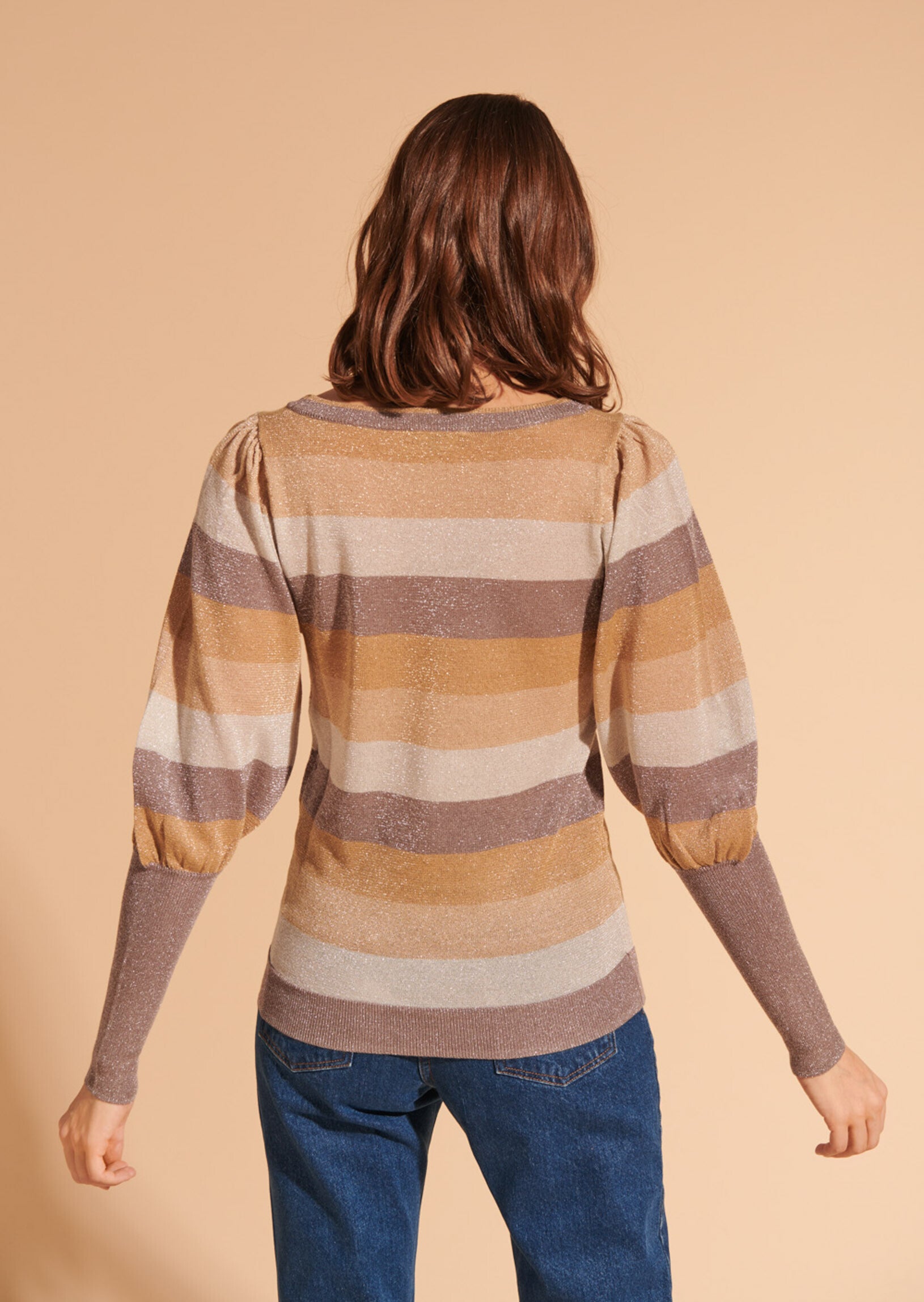 Maille Noéline lurex tricolore Faume - seconde main