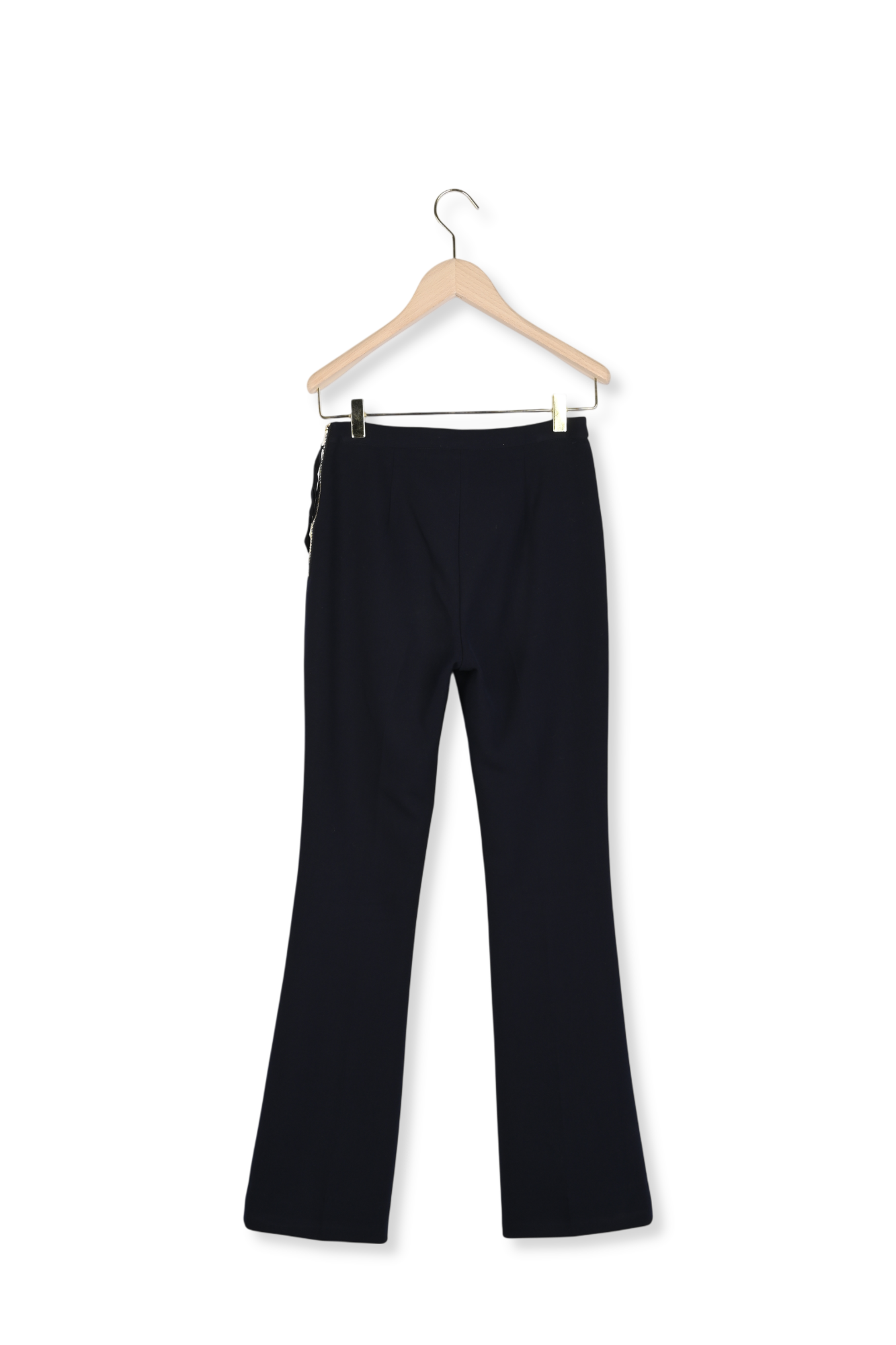Pantalon bleu nuit en toile double Peyton Faume - seconde main
