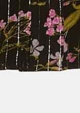 Robe Rolia noire imprimé fleuri en lurex Faume - seconde main