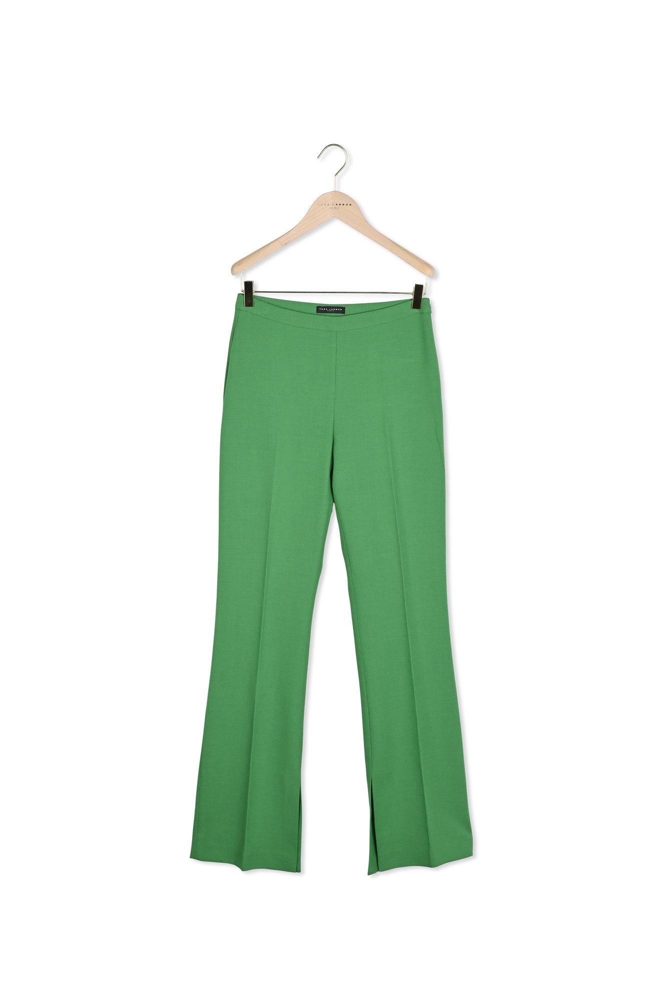 Pantalon Pharel vert en toile tailleur Faume - seconde main