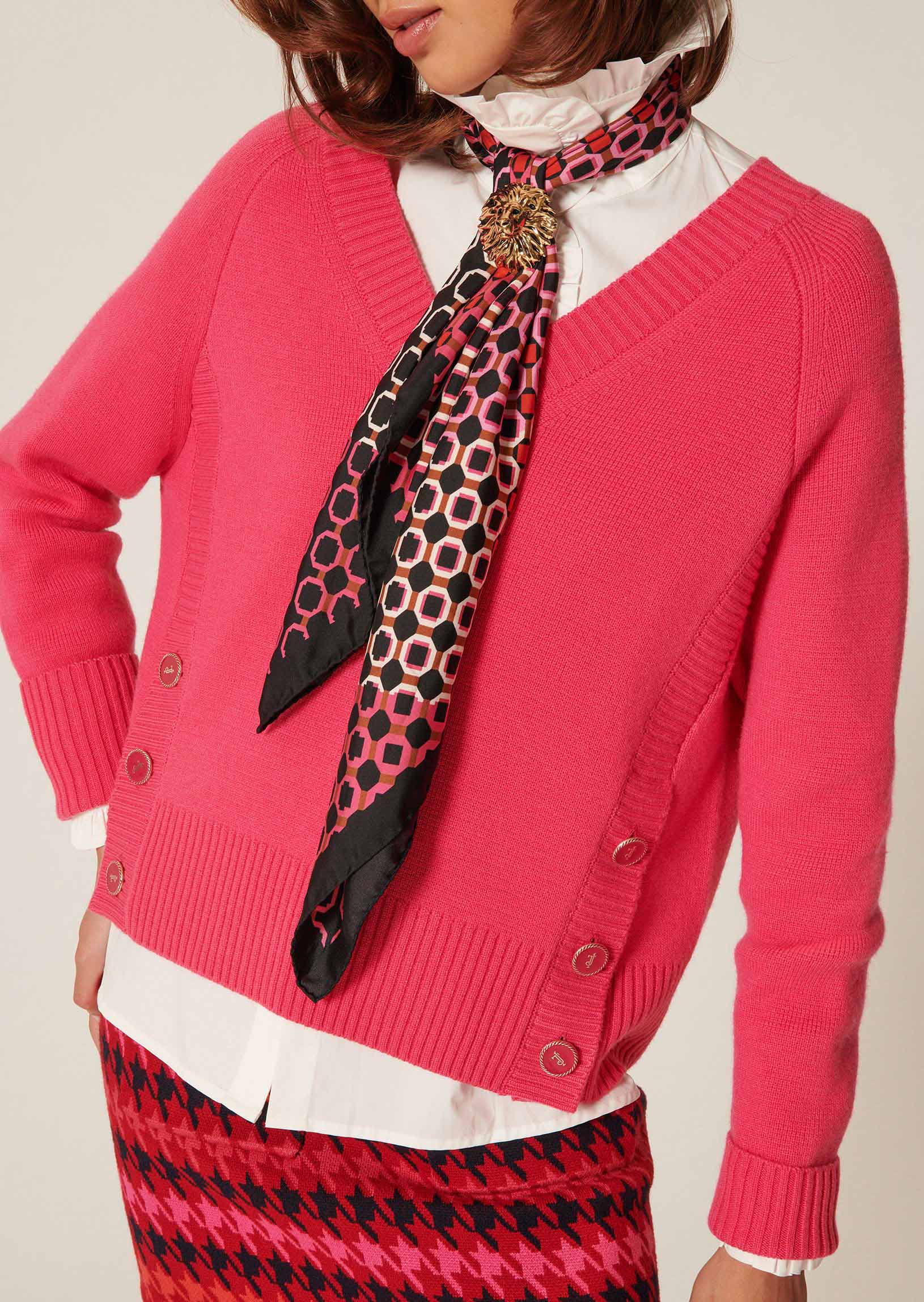 Pull Promesse rose en laine Faume - seconde main