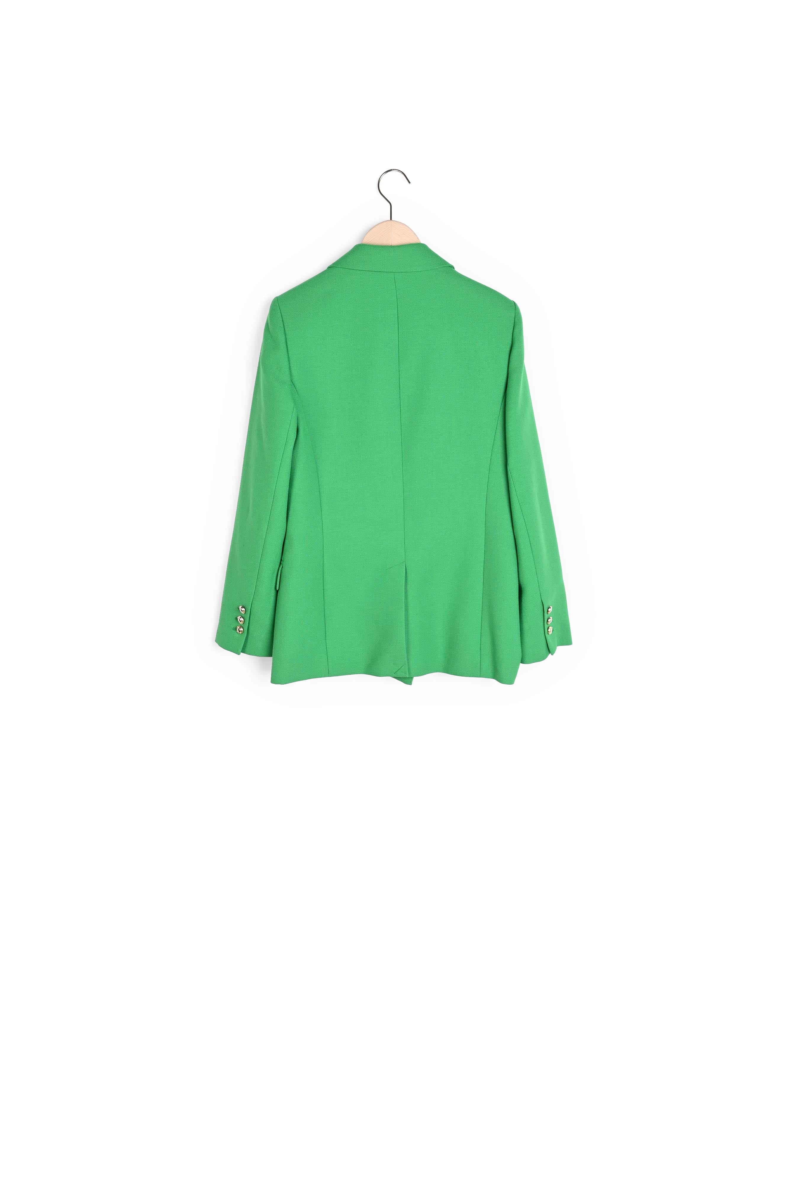 Veste Virgie verte en toile tailleur Faume - seconde main