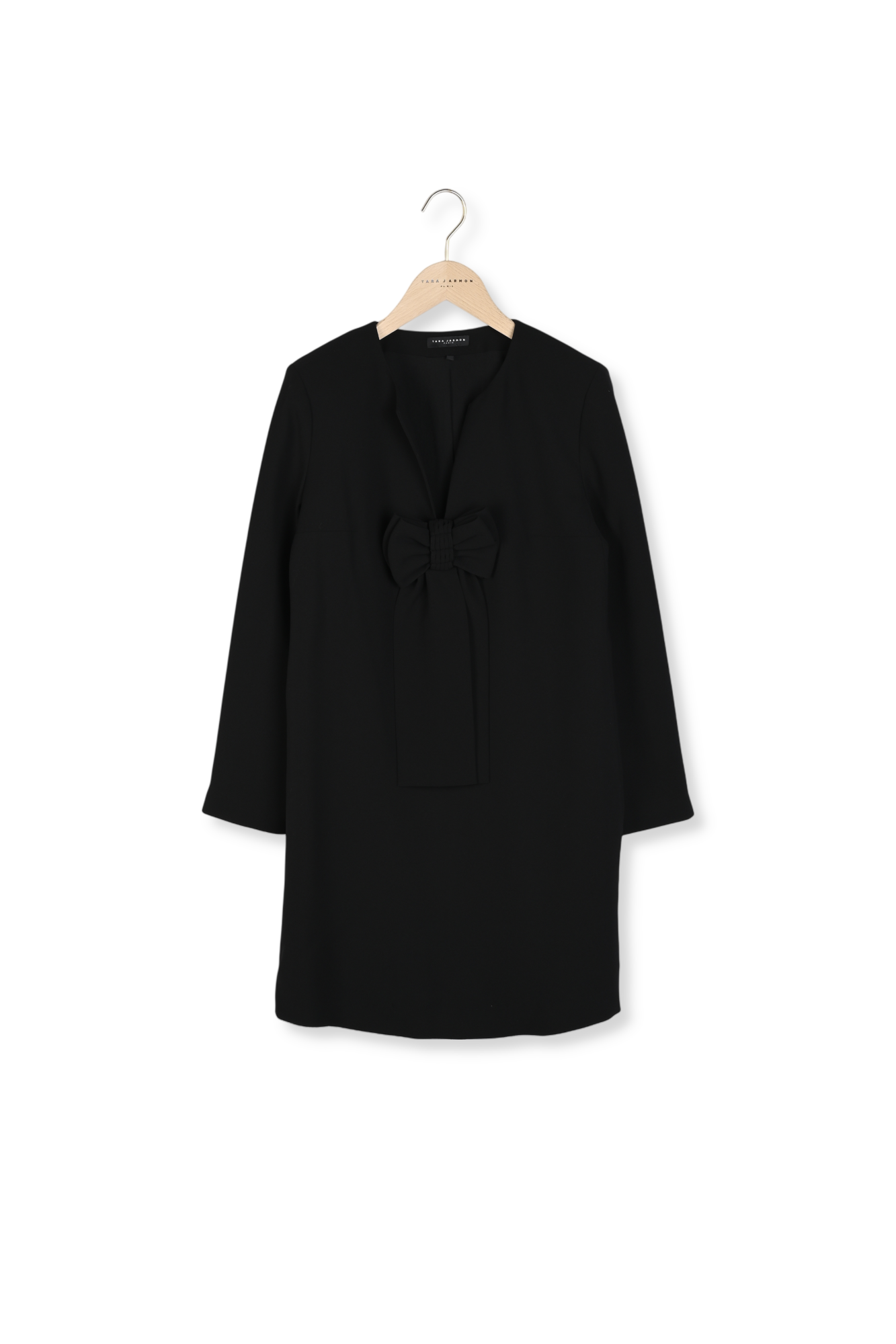 Robe noire en crêpe Rhonda Faume - seconde main