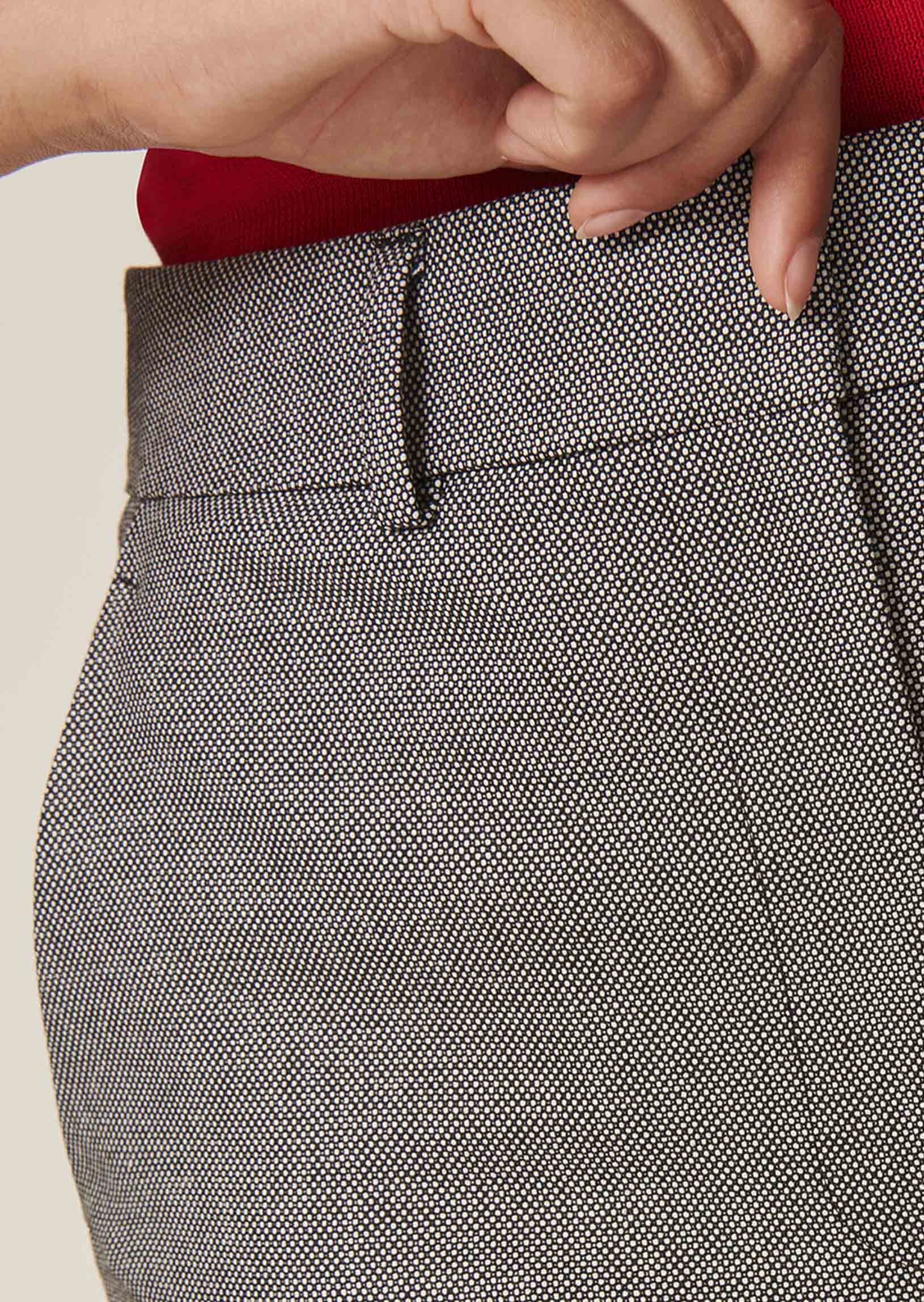 Pantalon Piper noir en tissu caviar Faume - seconde main