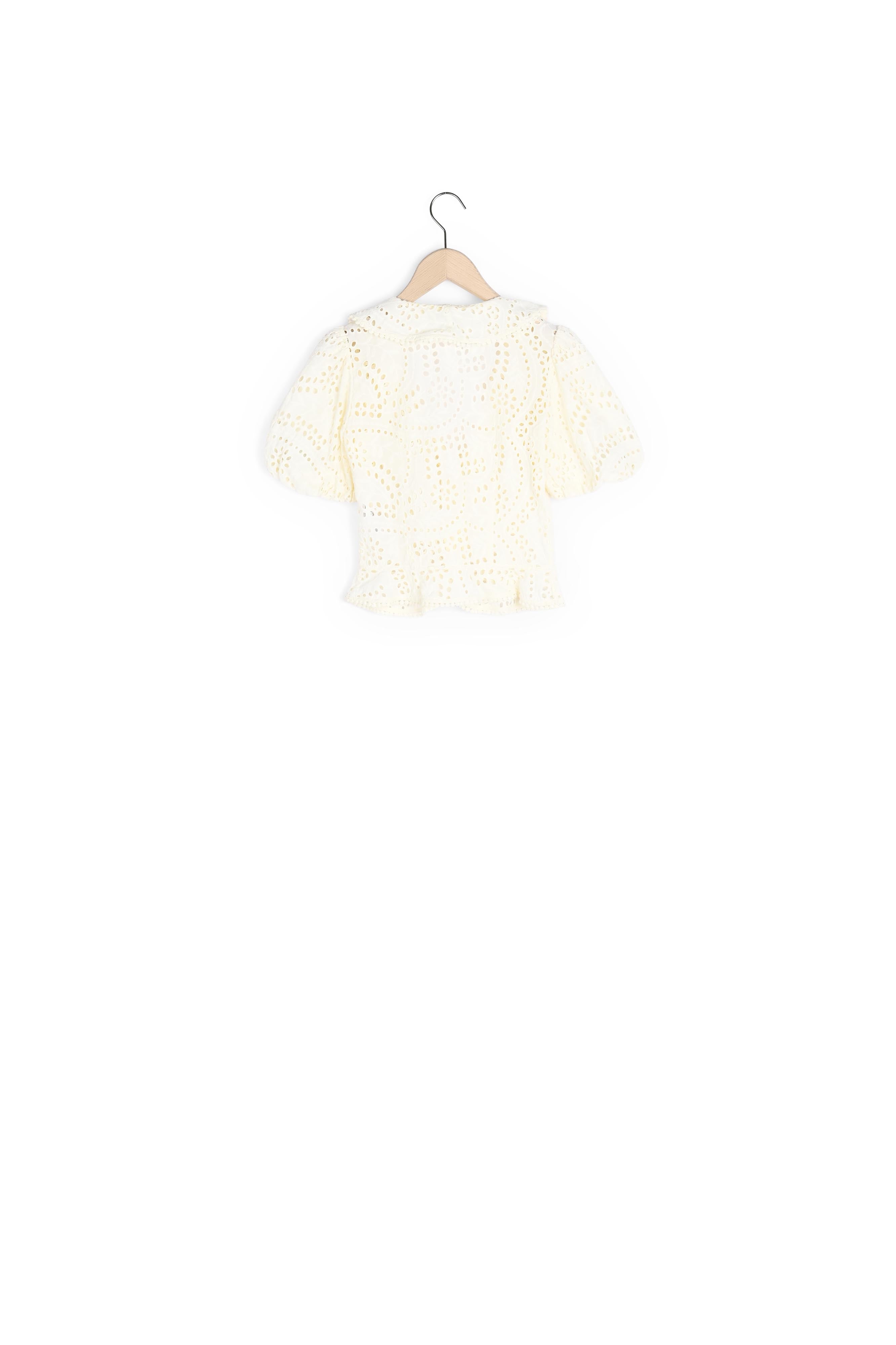 Chemise Carine écrue en broderie Faume - seconde main