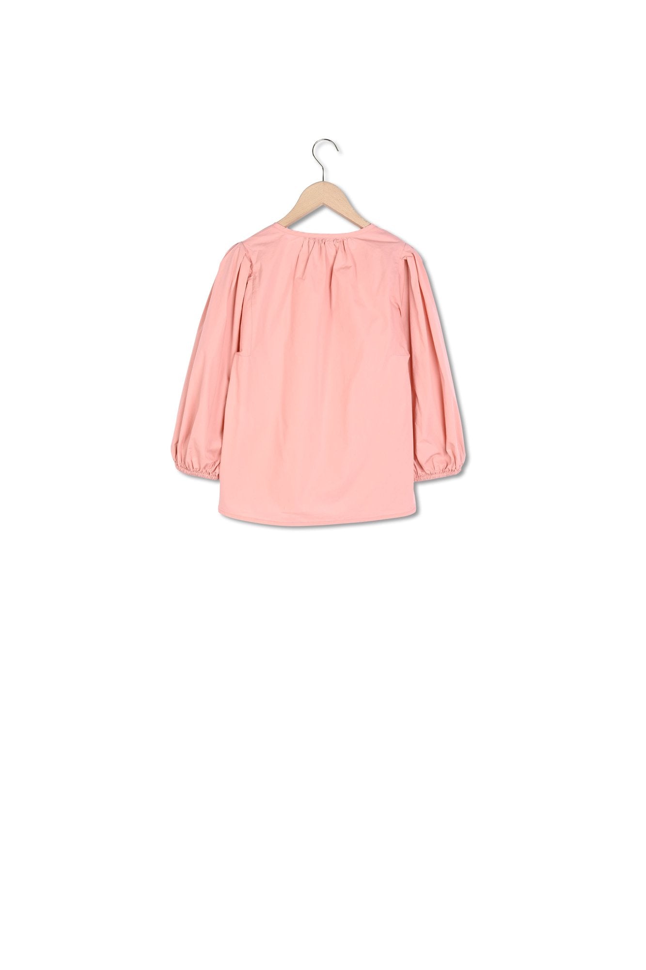 Top Temps rose pâle en popeline Faume - seconde main