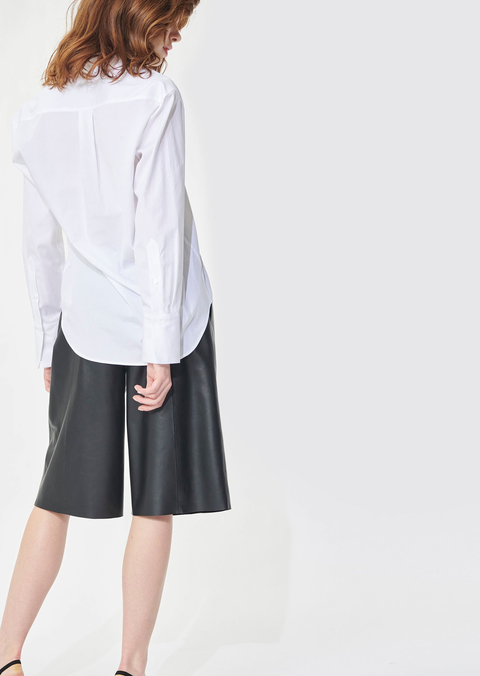 Chemise Carrie blanche en popeline de coton Faume - seconde main