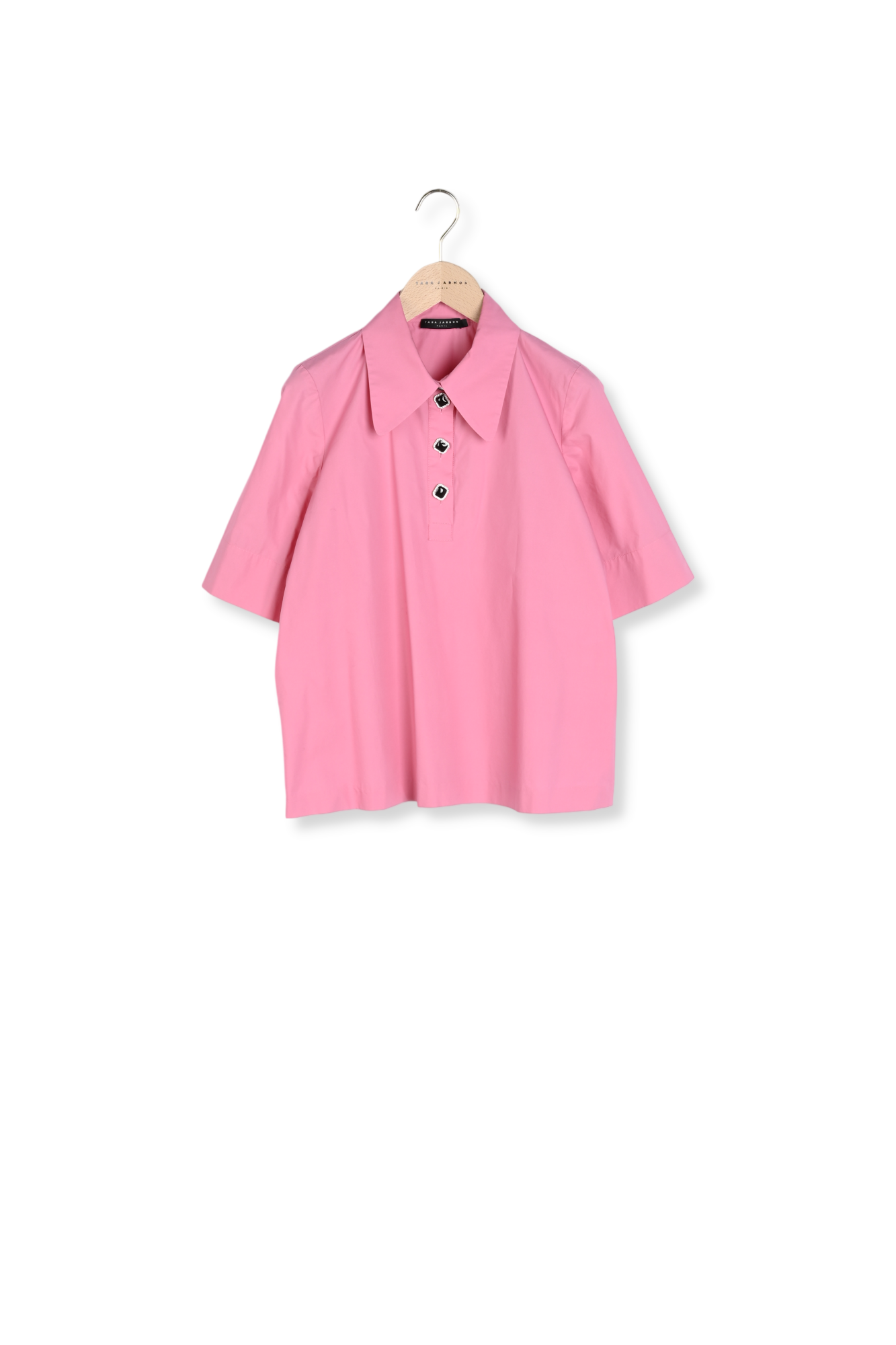 Top rose en popeline Tonella Faume - seconde main