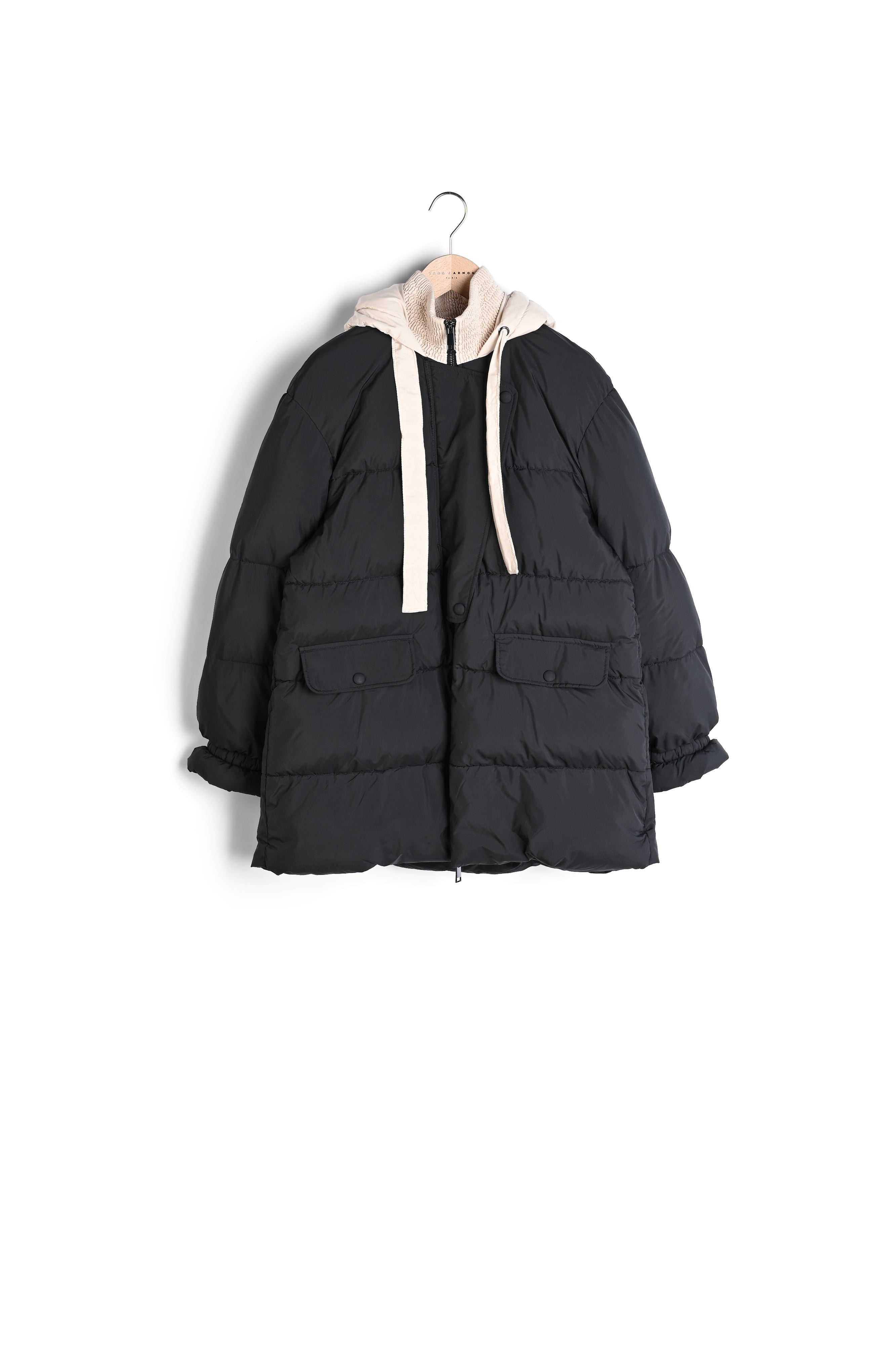 Doudoune Daphne noire matelassée Faume - seconde main