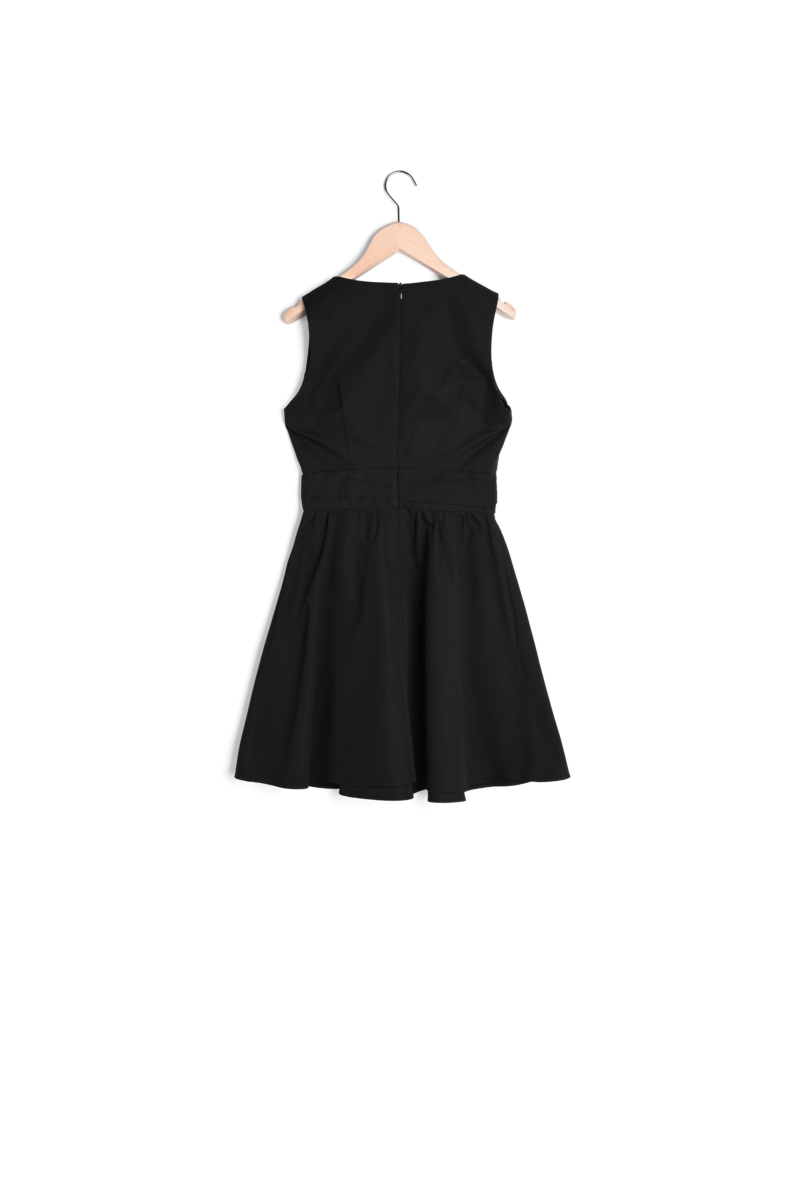 Robe Romilda noire en ottoman Faume - seconde main