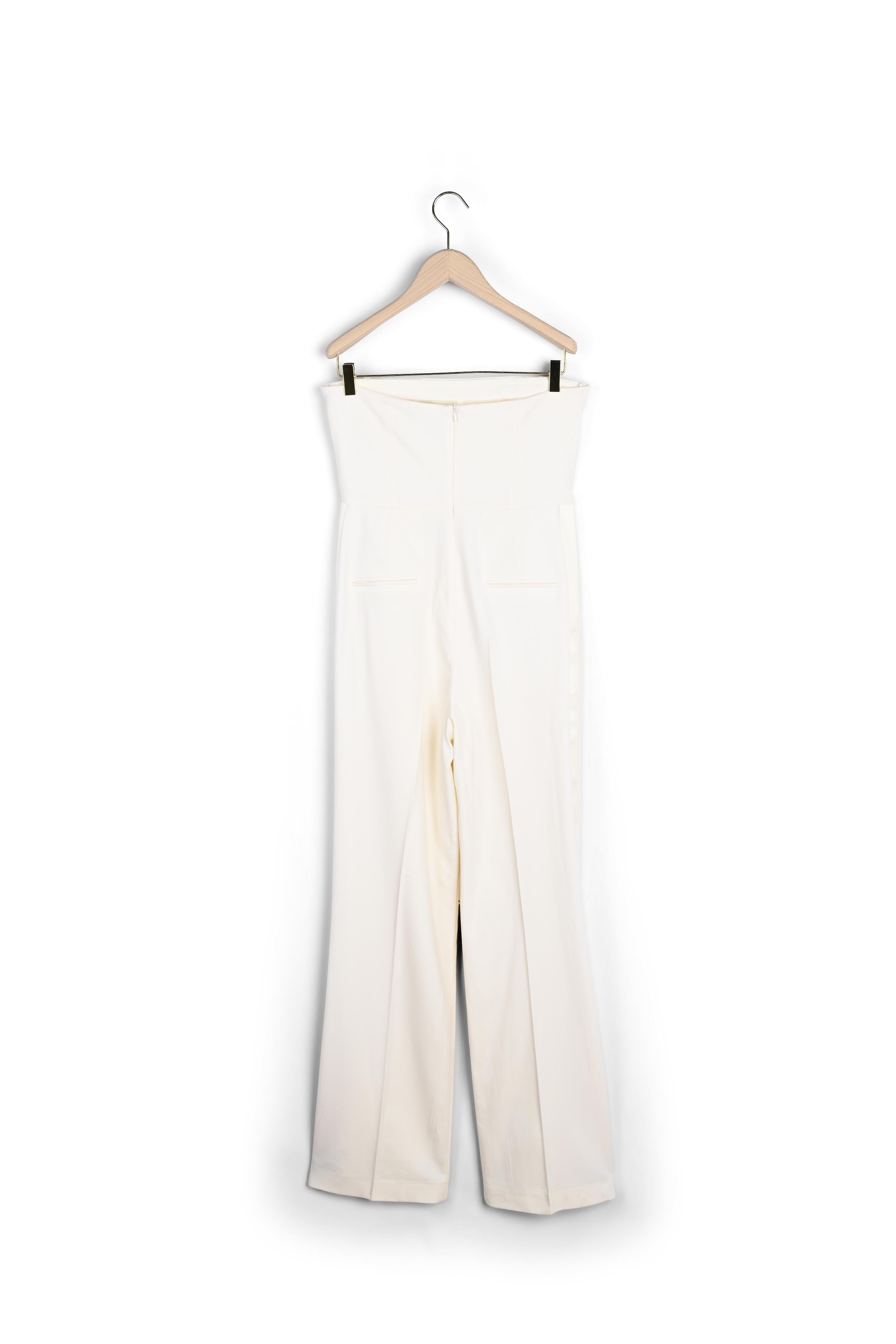 Combinaison bustier Perry écrue en laine froide Faume - seconde main