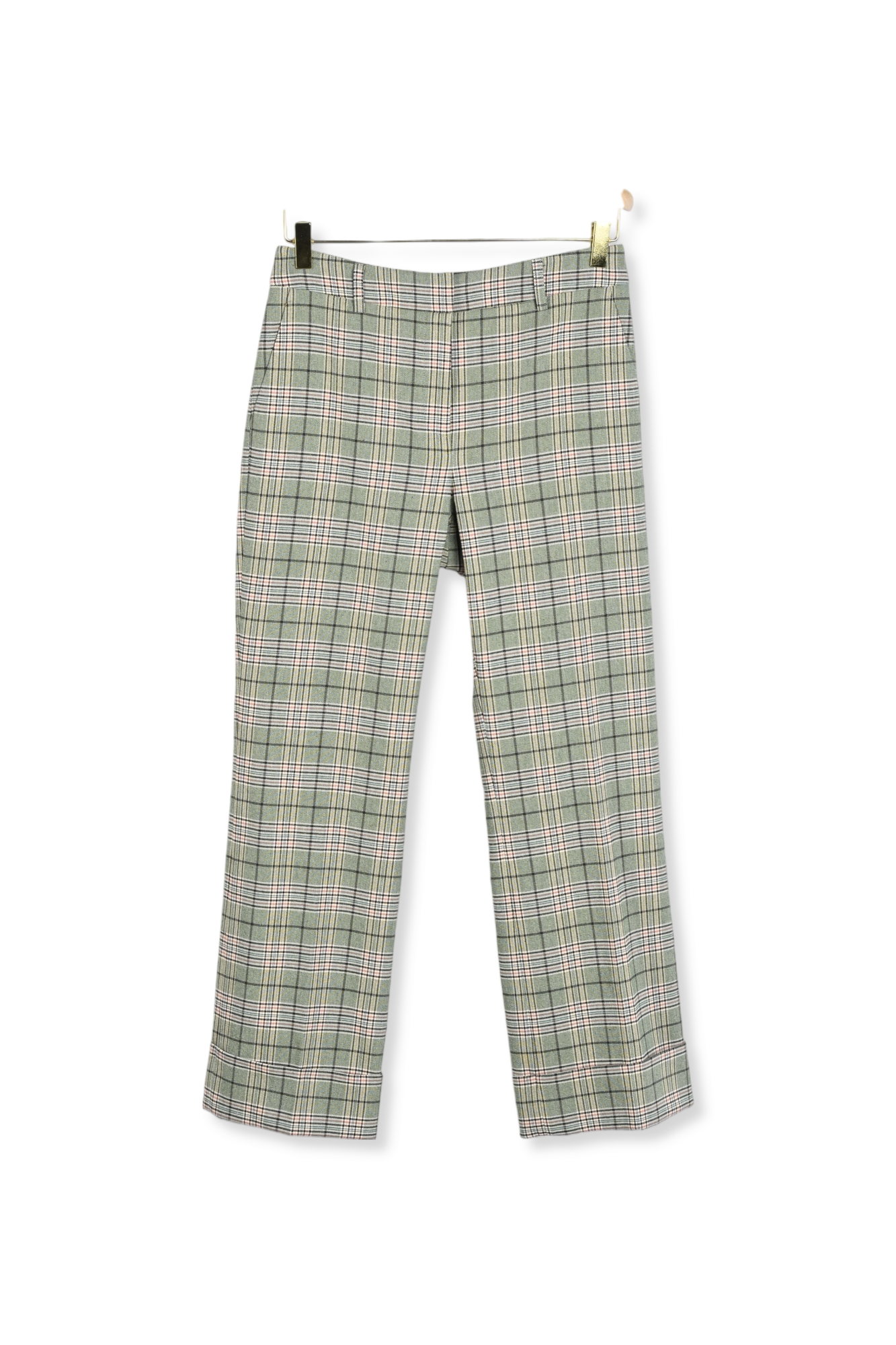 Pantalon vert en tartan Phill Faume - seconde main