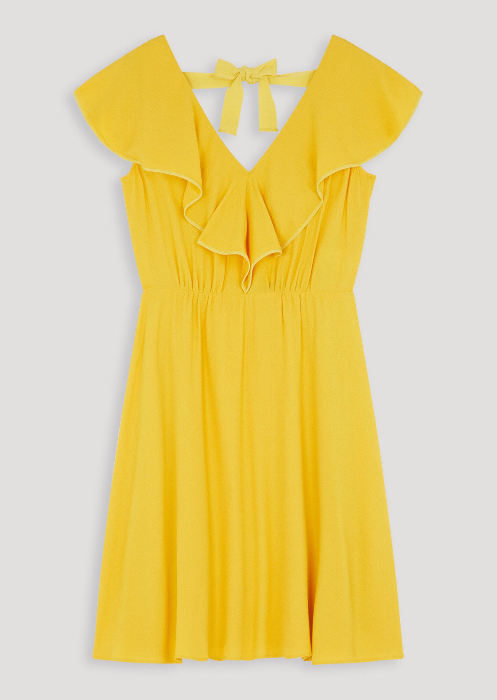 Robe courte en crêpe viscose Faume - seconde main