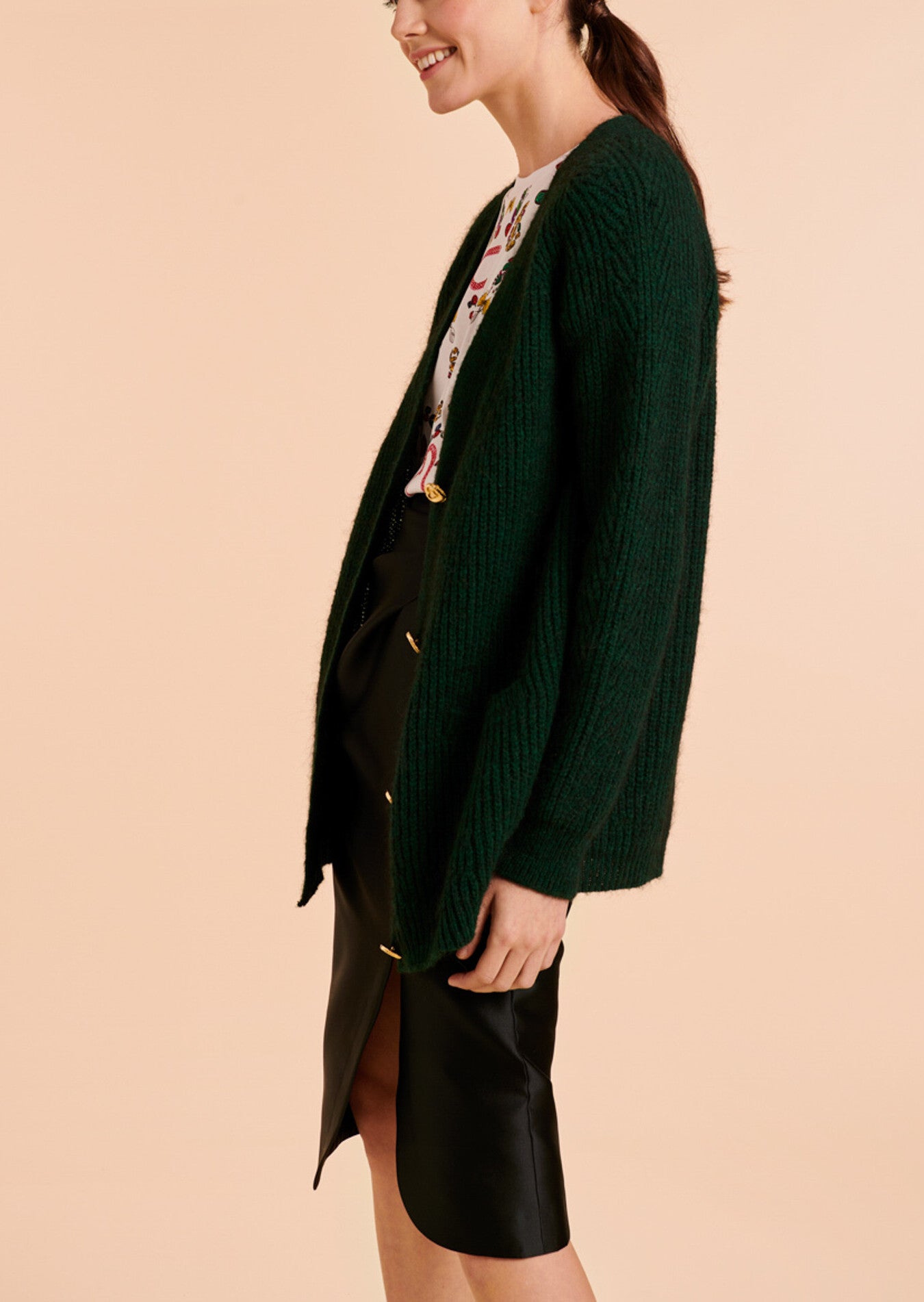 Gilet Nesma vert Faume - seconde main