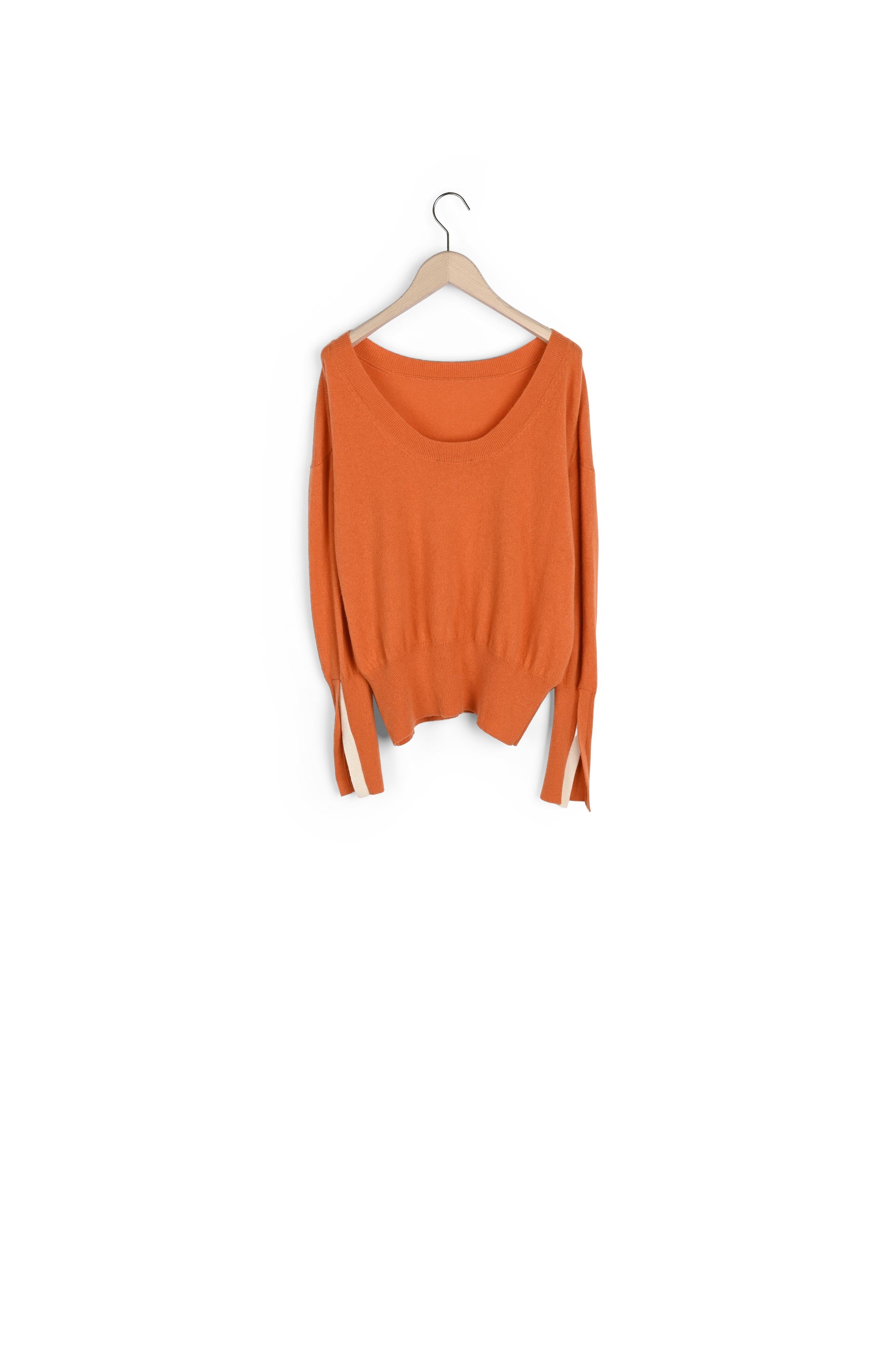 Pull Pappardelle orange en cachemire Faume - seconde main