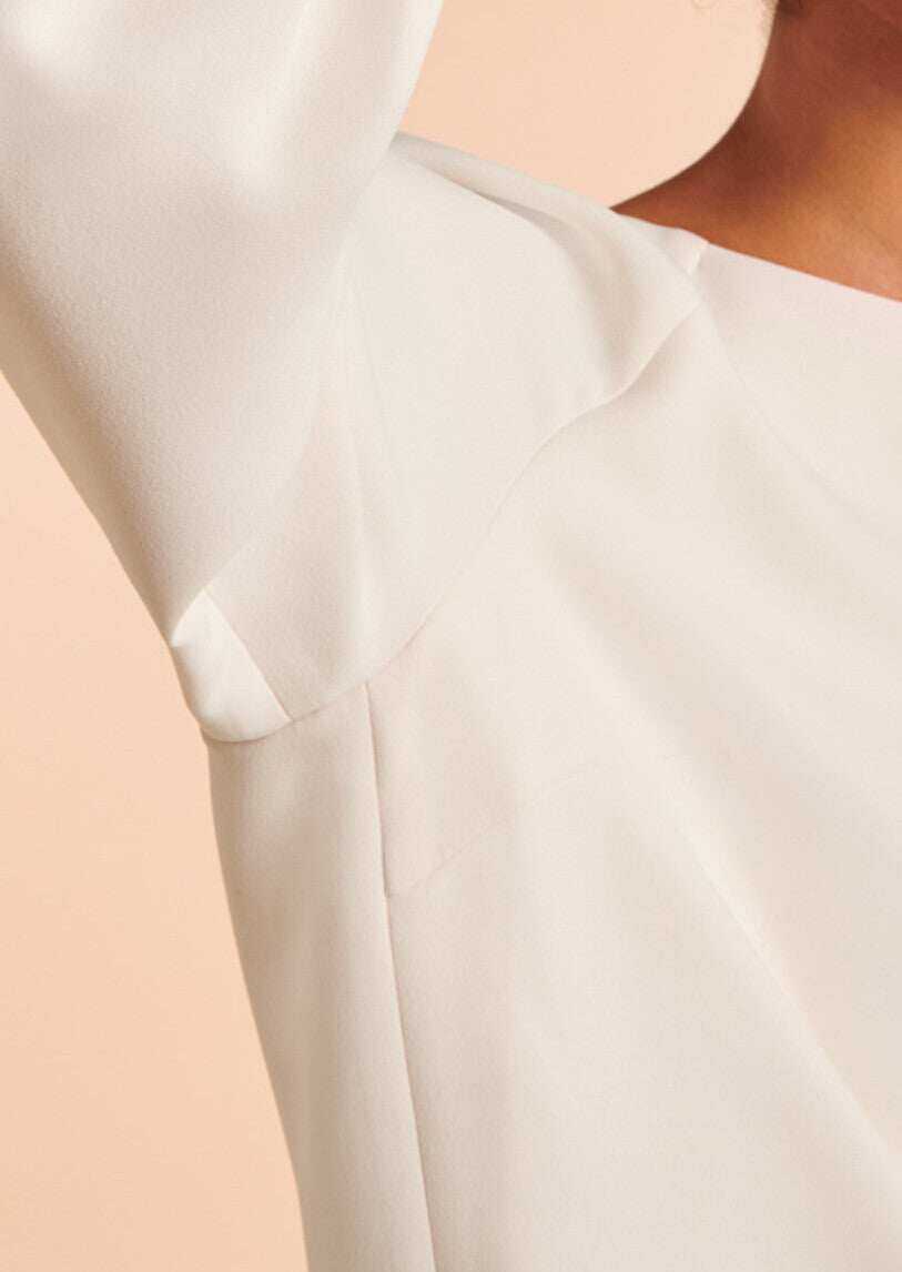 Robe tunique Rina beige nouée aux manches Faume - seconde main