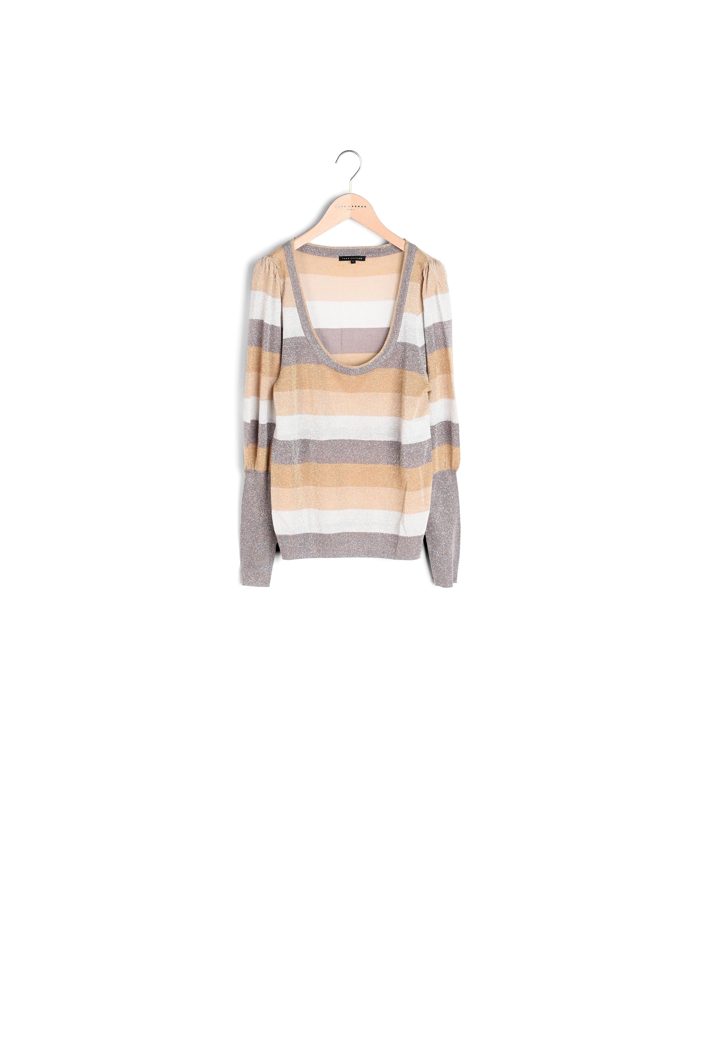 Maille Noéline lurex tricolore Faume - seconde main