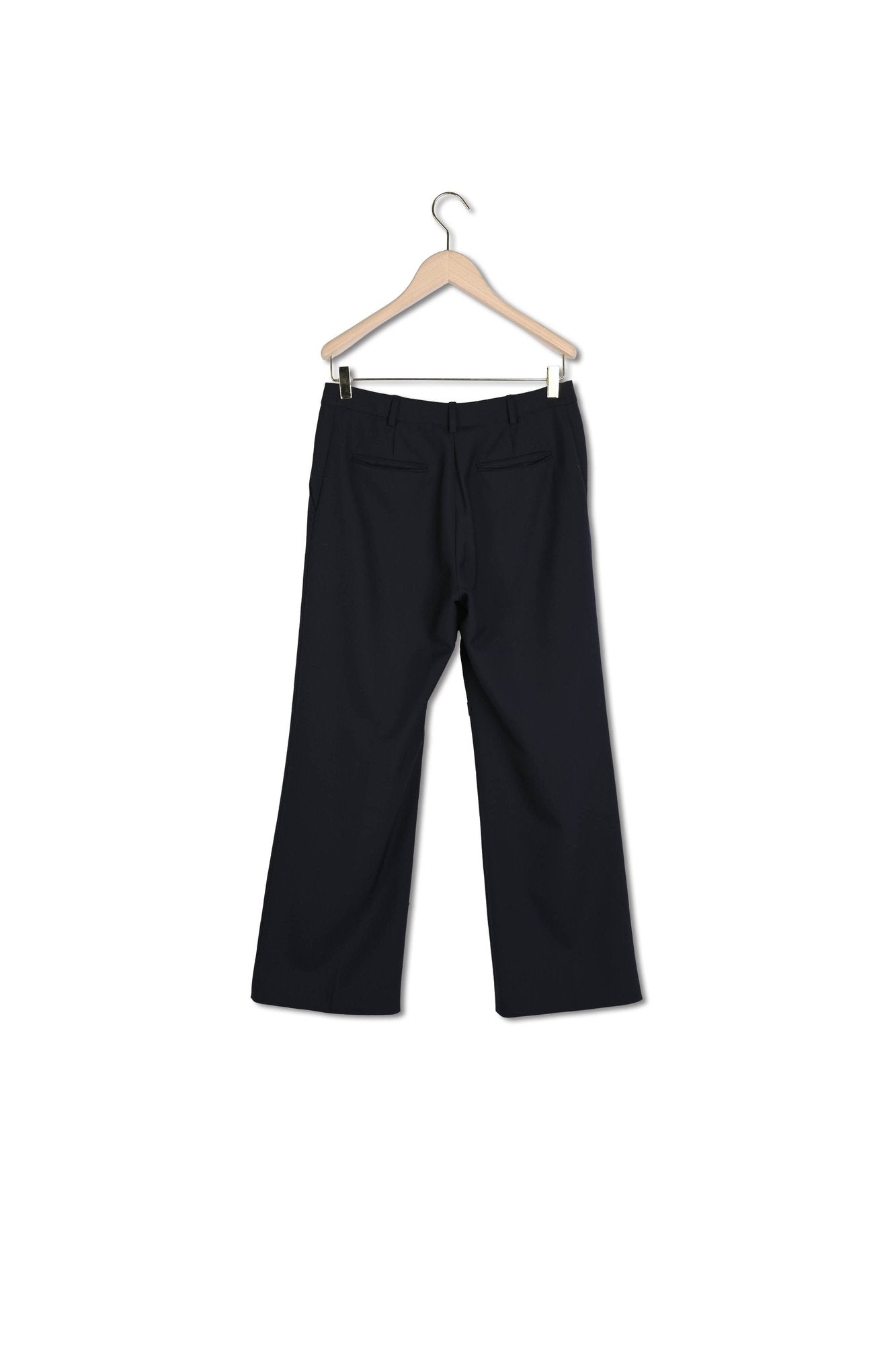 Pantalon Peter bleu nuit en laine froide Faume - seconde main