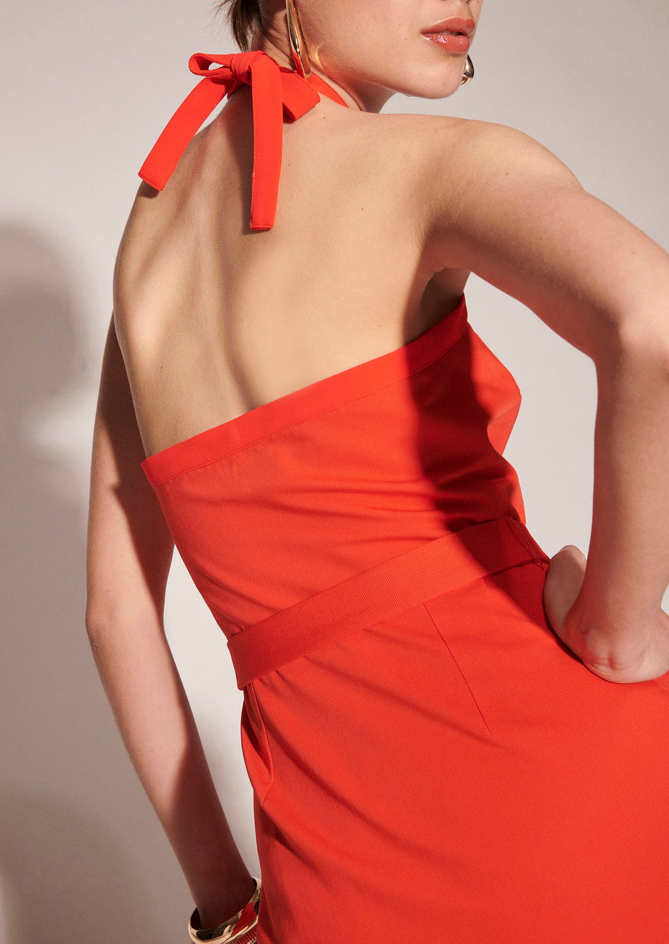 Robe Redra rouge en coton Faume - seconde main