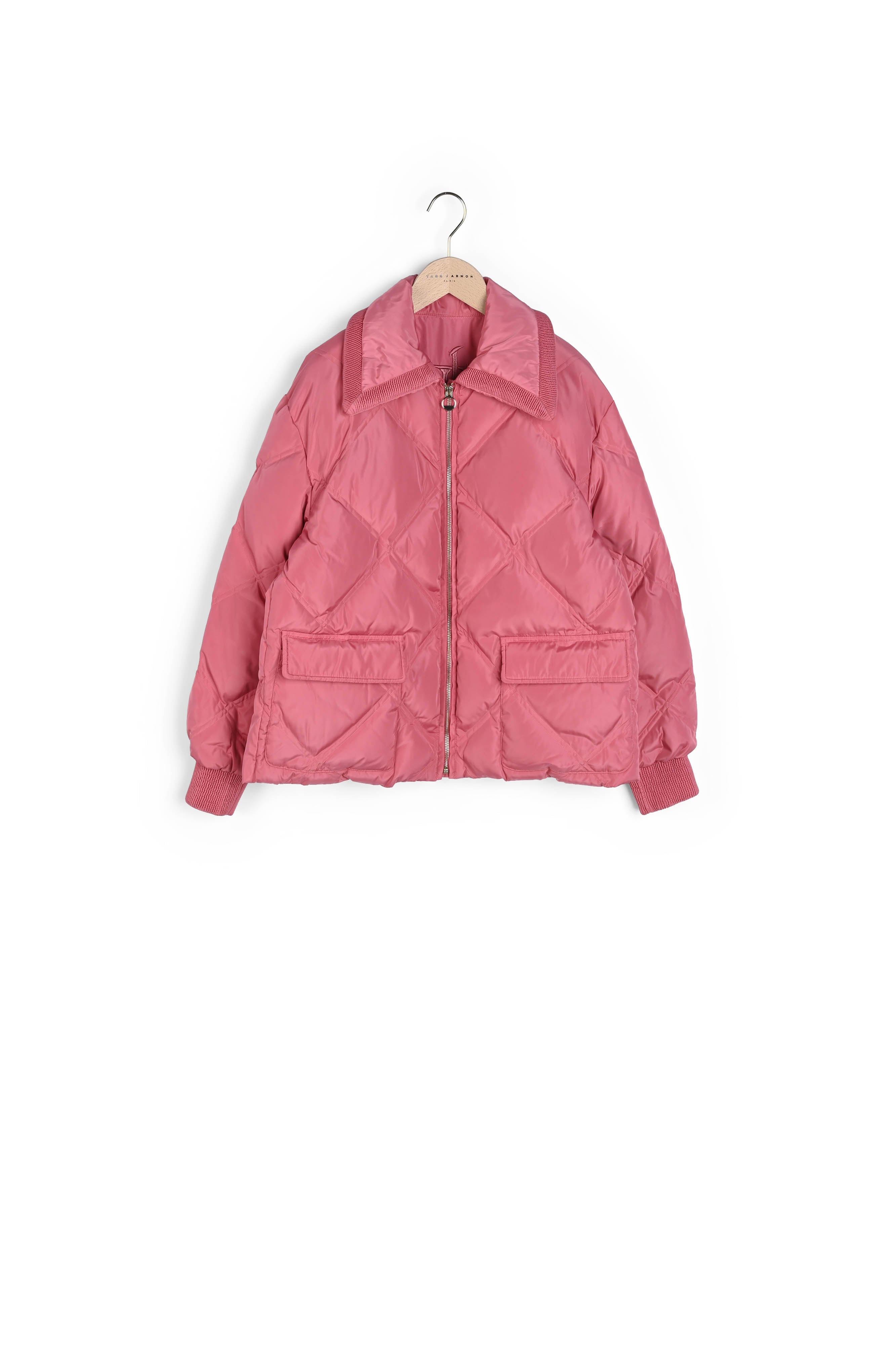 Doudoune Dona rose matelassée Faume - seconde main