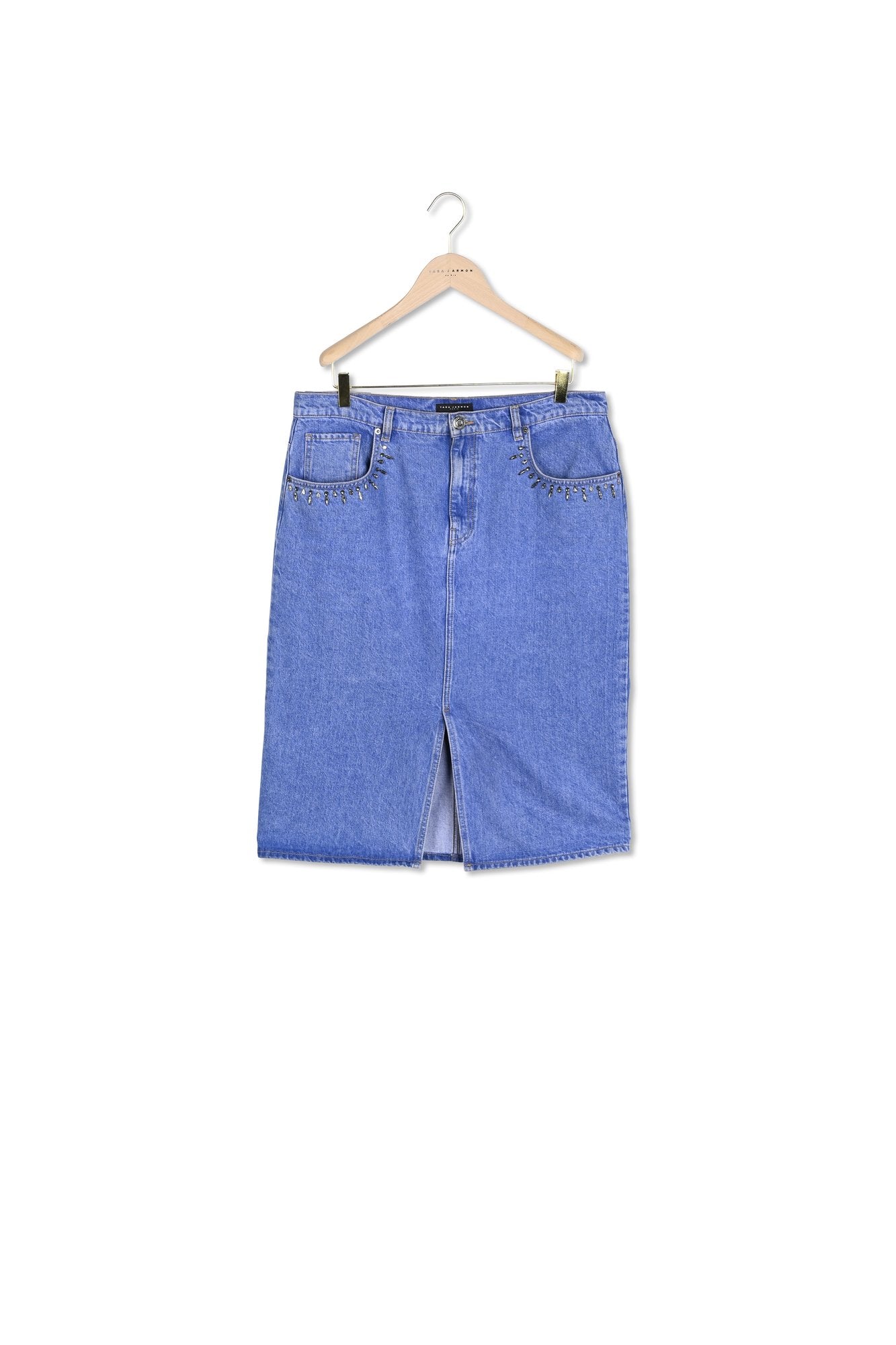 Jupe Jackie bleu en denim Faume - seconde main