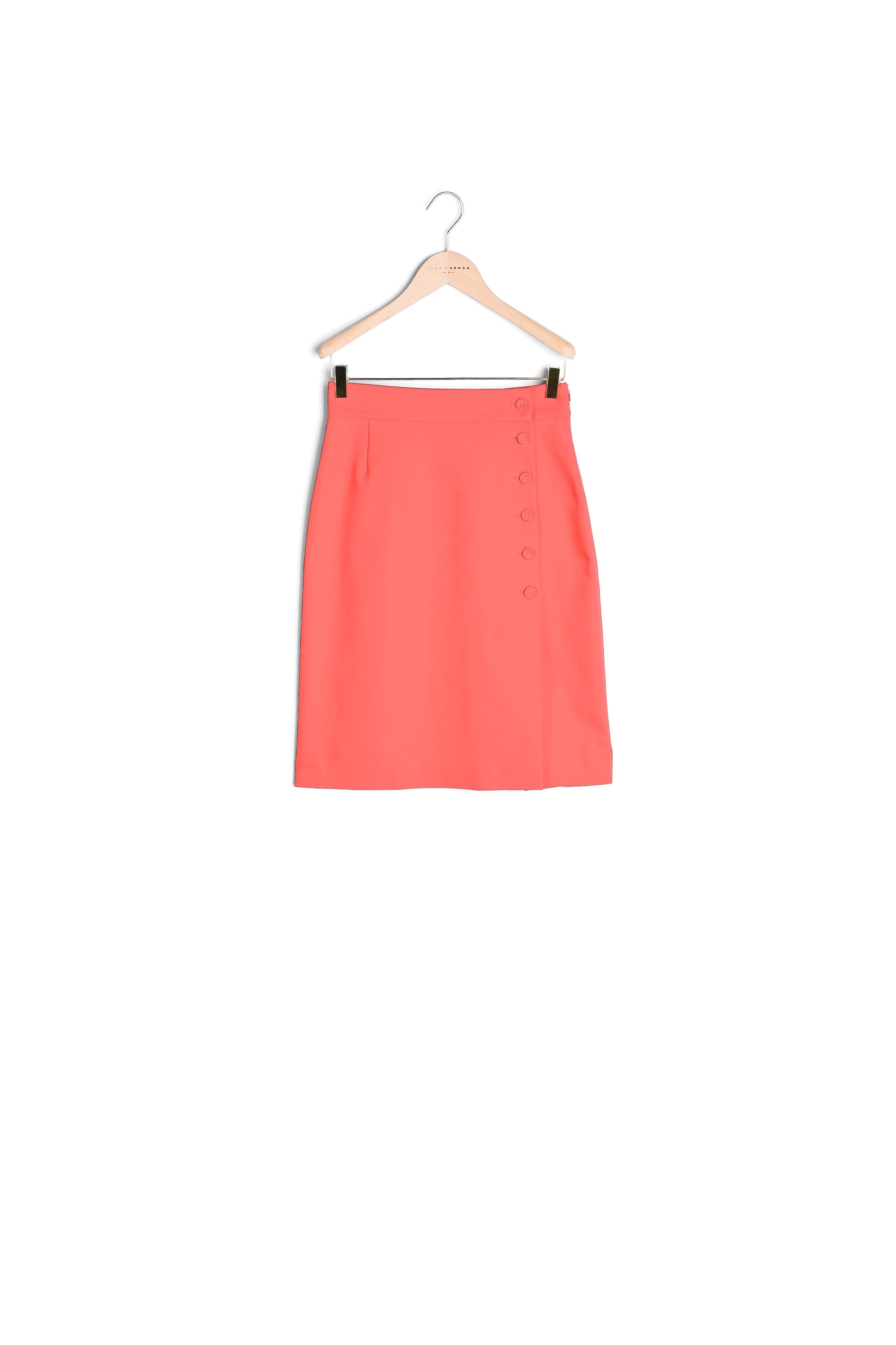 Jupe Josée rouge en coton Faume - seconde main