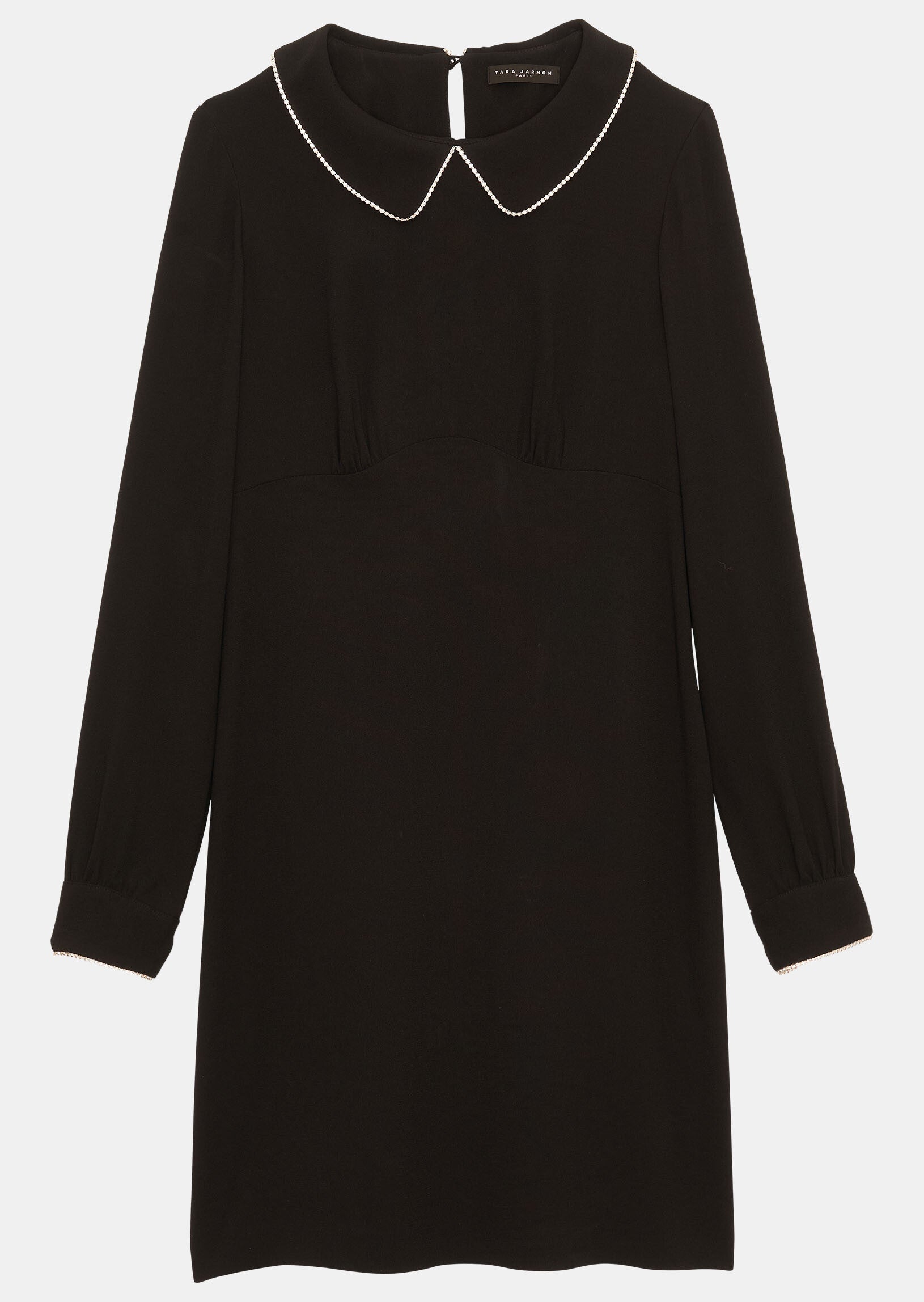 Robe Rebba noire en crêpe Faume - seconde main