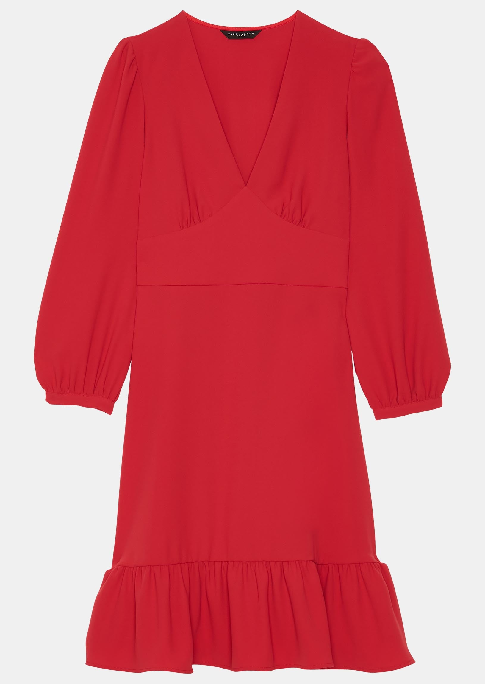 Robe Raiena rouge en crêpe Faume - seconde main