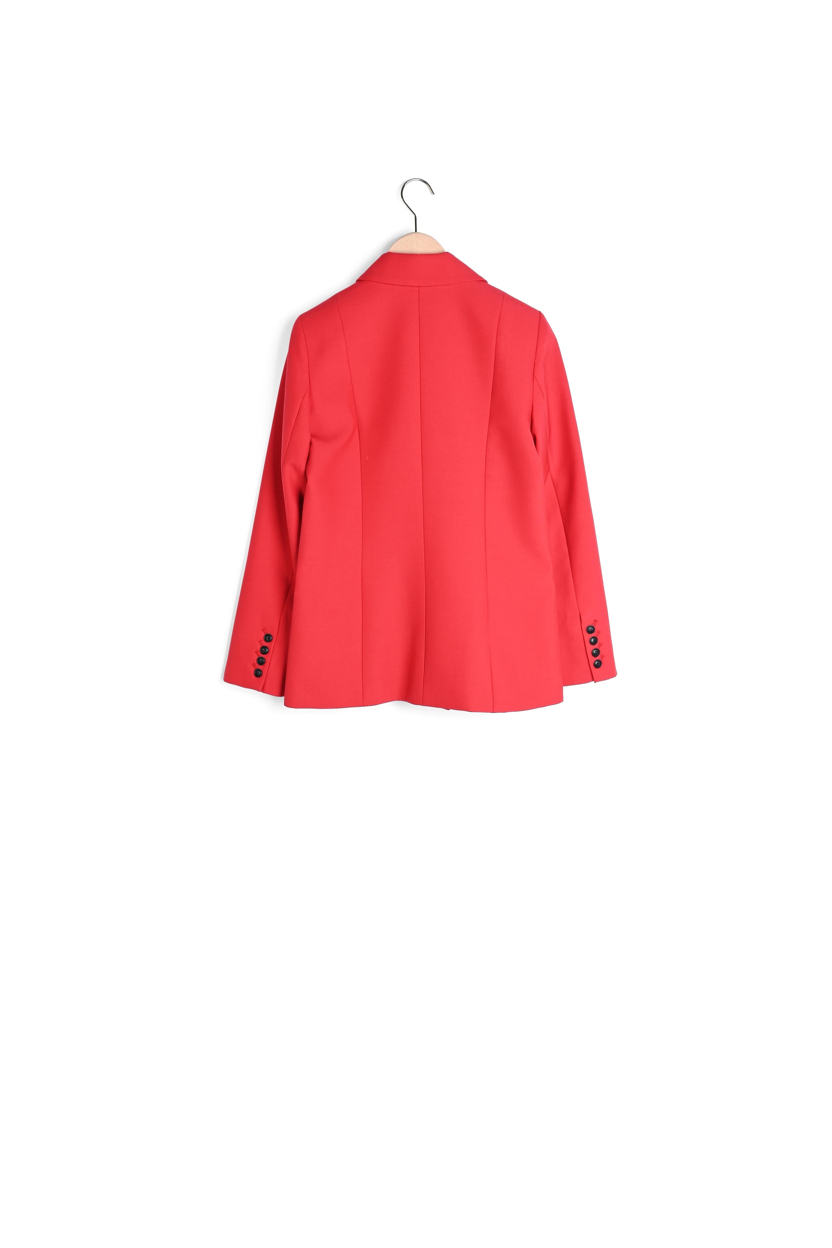 Veste Valentia rouge en laine froide Faume - seconde main