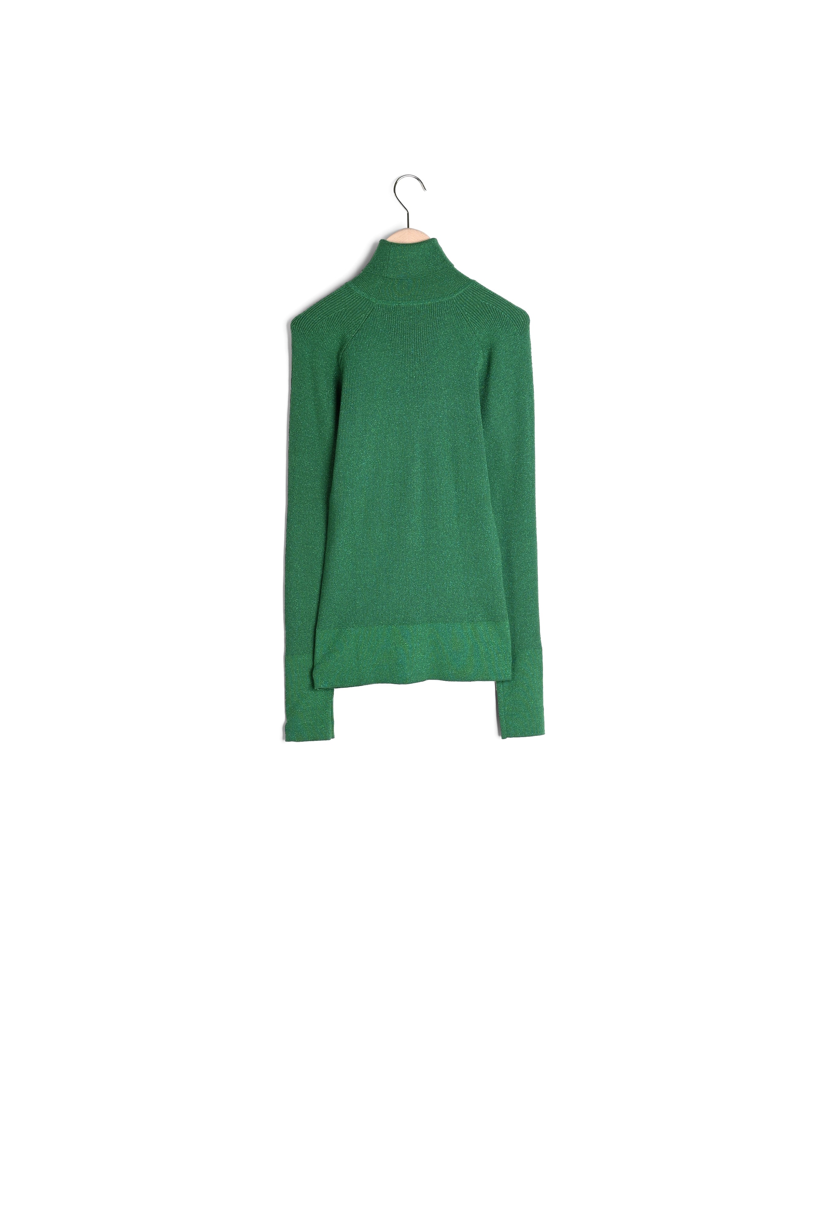 Pull Precious vert émeraude en laine et lurex Faume - seconde main