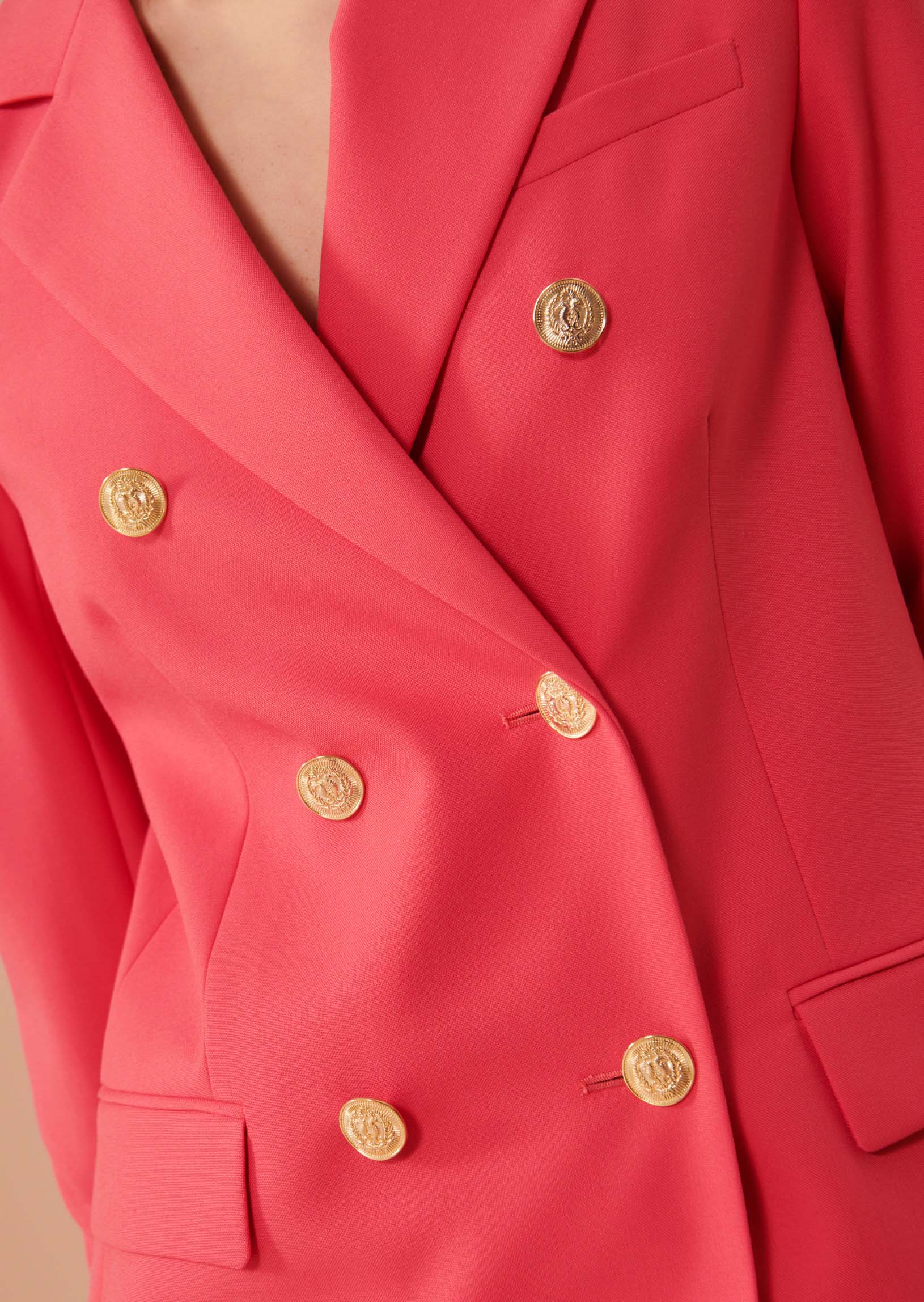 Veste Virgie rose en laine froide Faume - seconde main