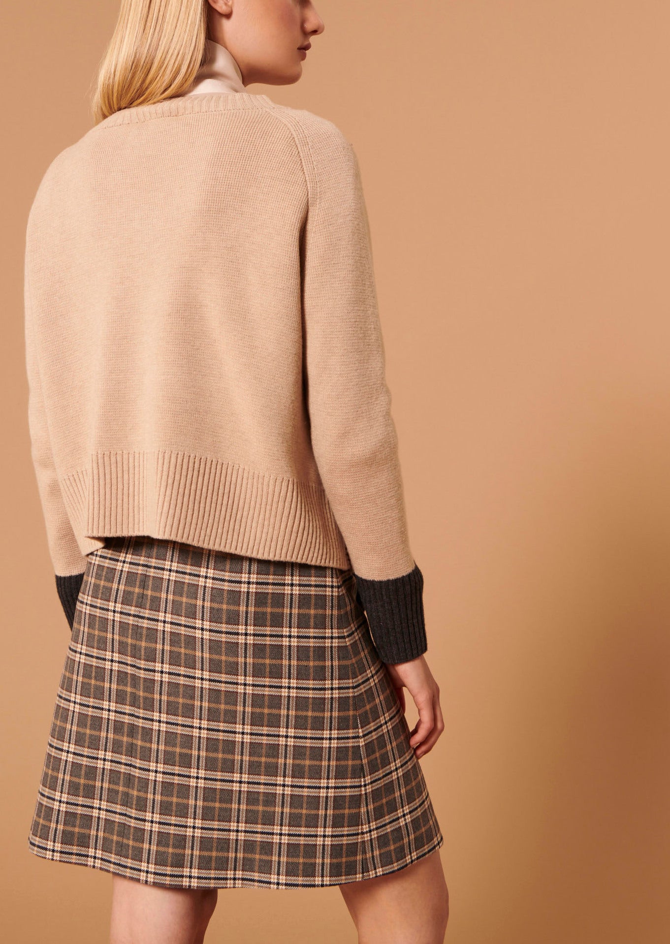 Pull Promesse beige en laine Faume - seconde main