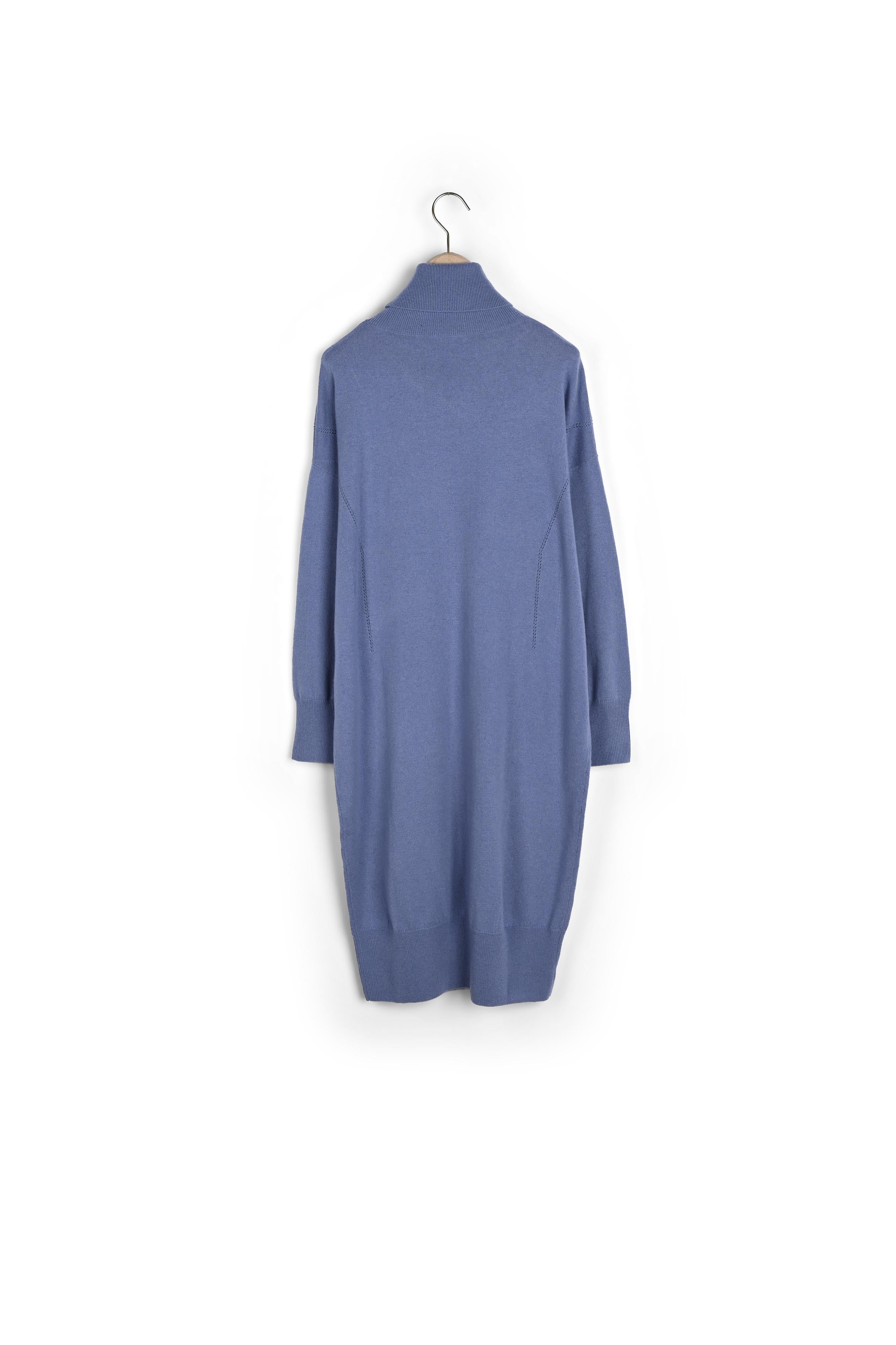 Robe pull Rybbi bleu pastel en merinos et cachemire Faume - seconde main
