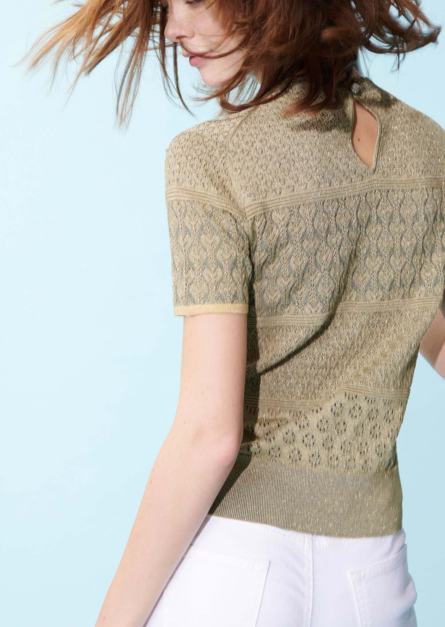 Pull Pipa vert pâle en viscose Faume - seconde main