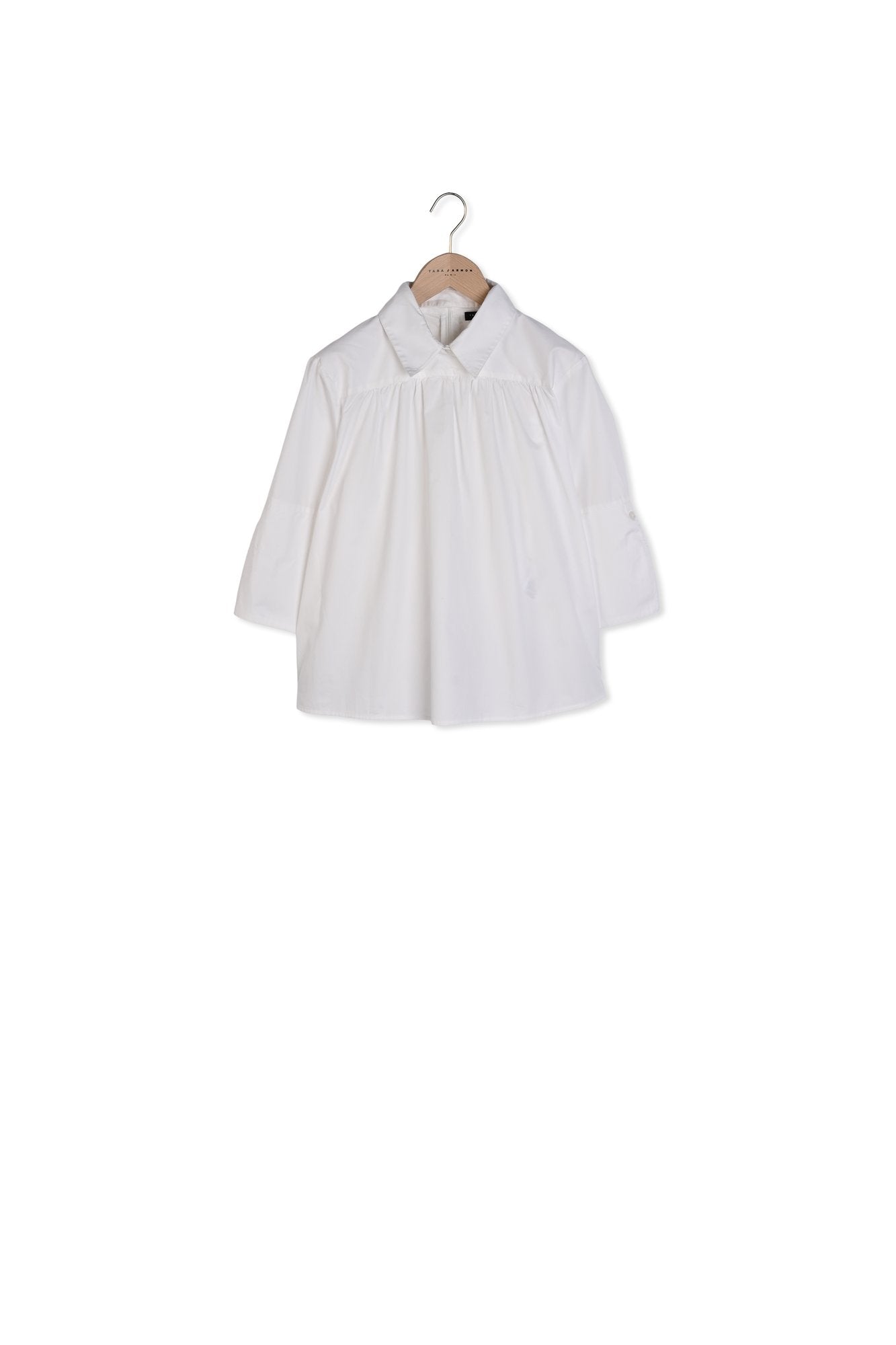 Top Trinity blanc en popeline Faume - seconde main