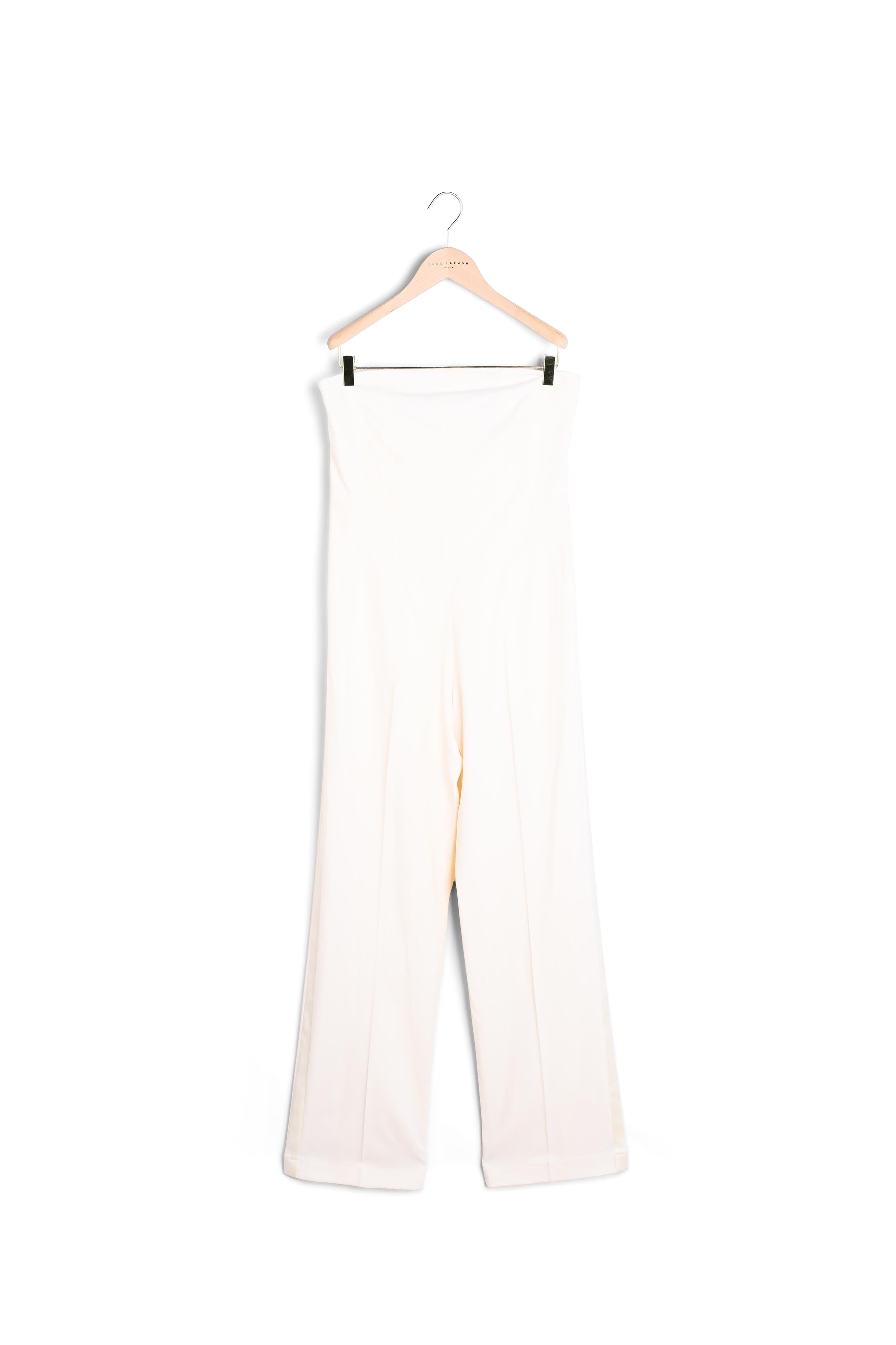 Combinaison bustier Perry écrue en laine froide Faume - seconde main