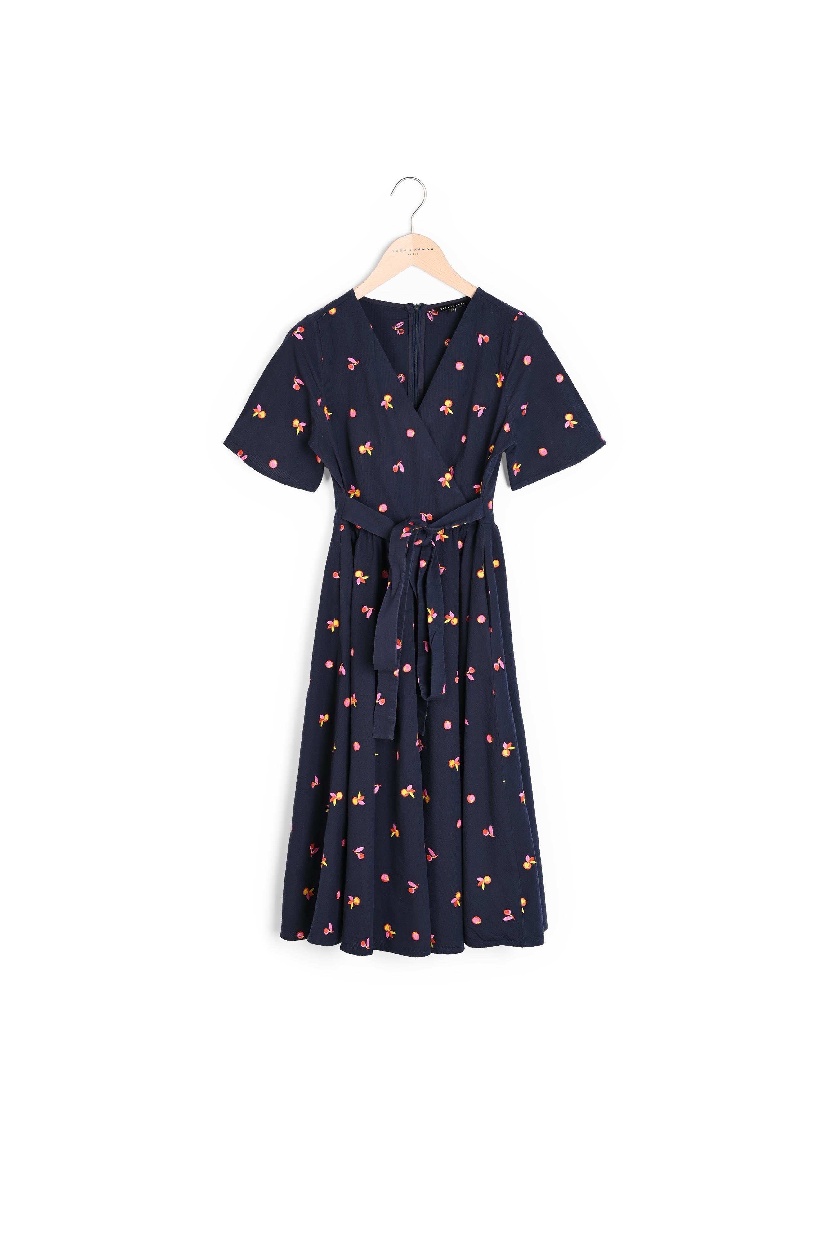 Robe bleu nuit à motifs Faume - seconde main