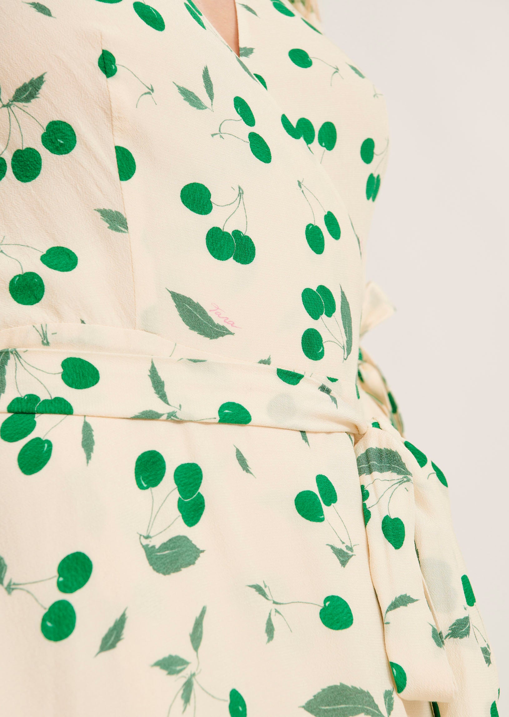 Robe Rosari écrue imprimé cherry Faume - seconde main