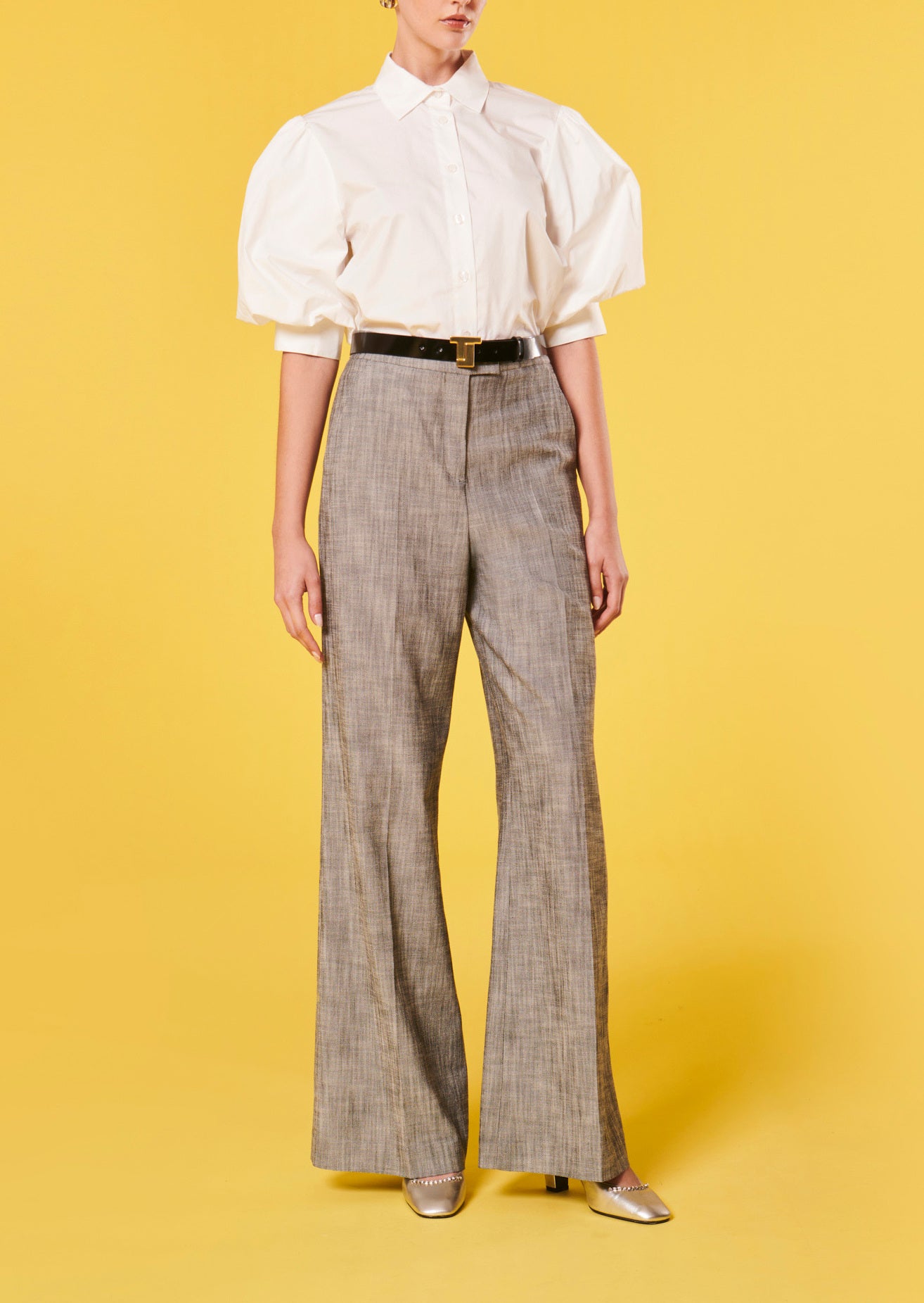 Chemise Calypso blanche en popeline Faume - seconde main