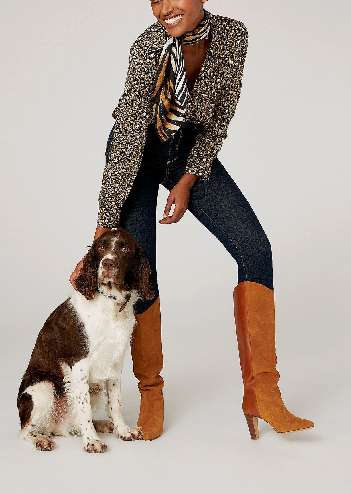 Chemise Tarot imprimé muguet Faume - seconde main