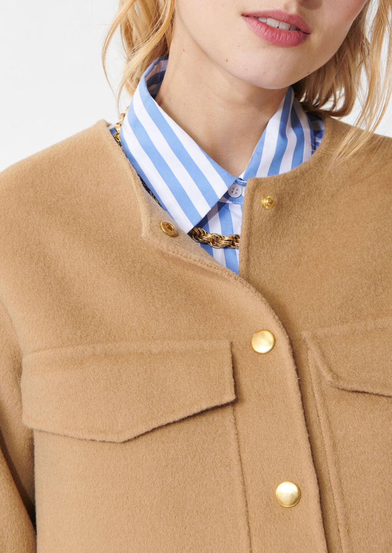 Veste Valensina beige double face Faume - seconde main