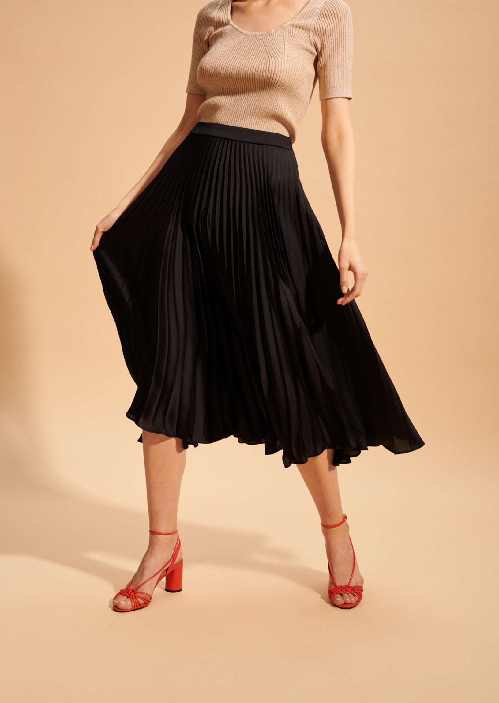 Jupe Juline bleu nuit Faume - seconde main